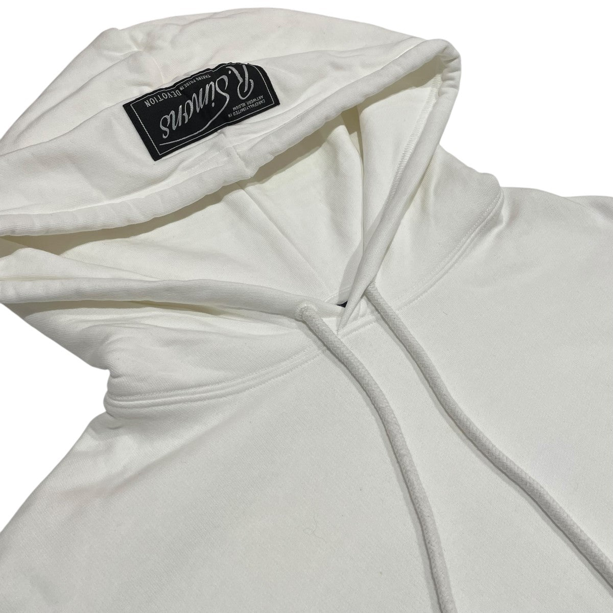 ラフシモンズの21AW Regular fit hoodie Ataraxia バックプリントパーカー 19004-0014です。 RAF SIMONS トップス 古着・中古アイテム