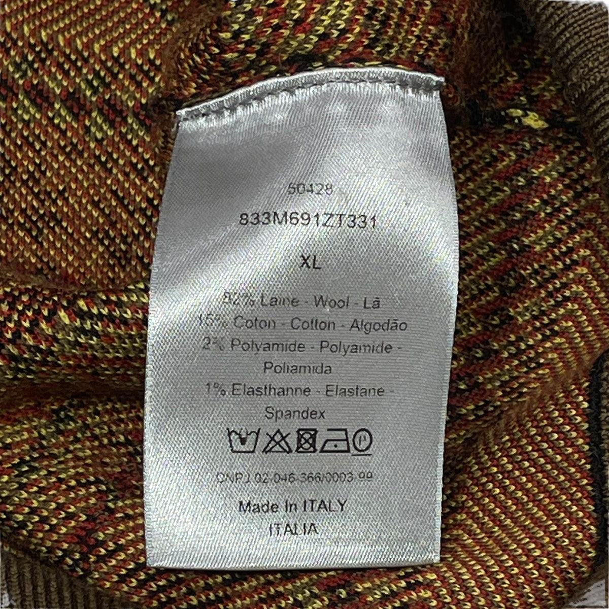 ハイネックネイティブウールニット833M691ZT331