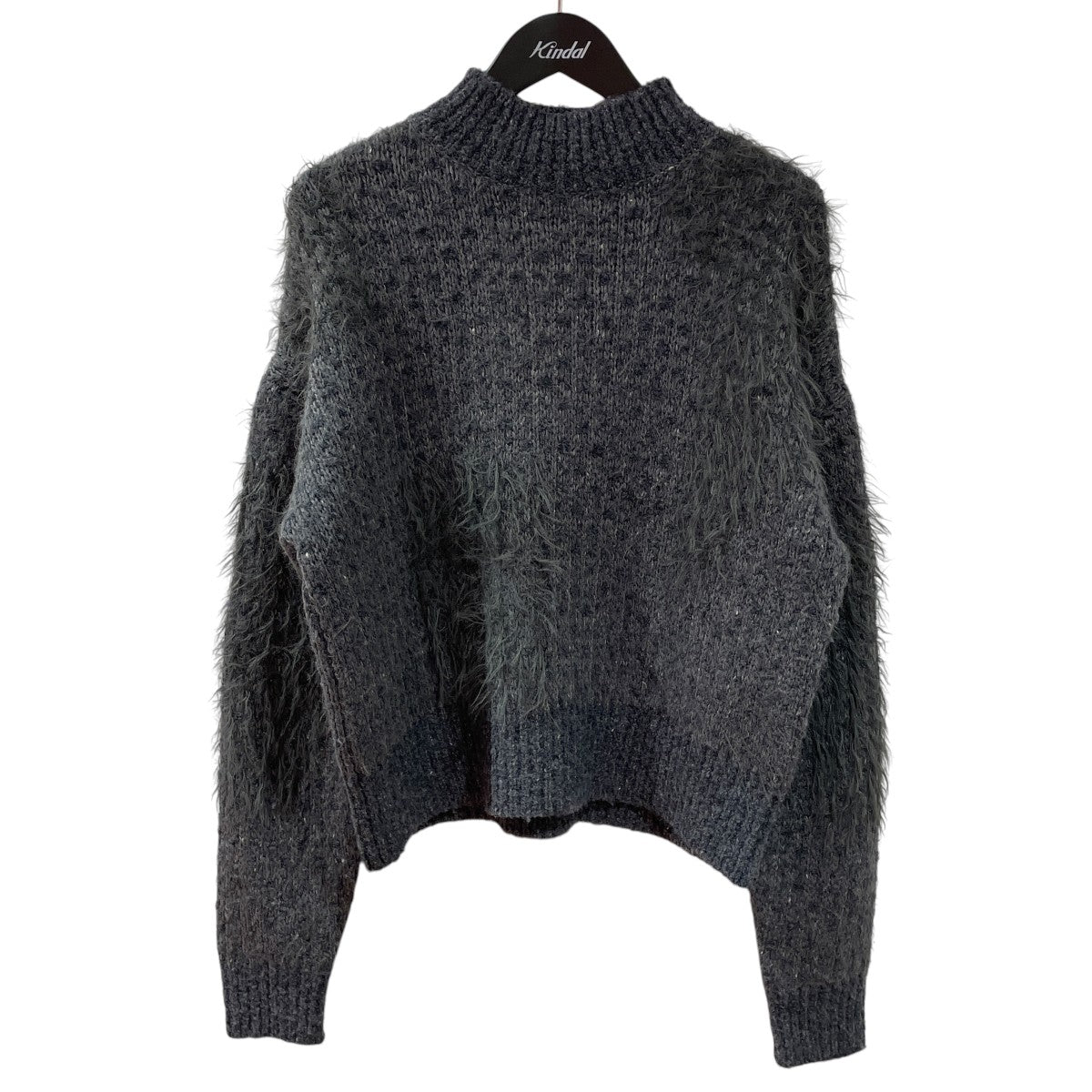 RIM.ARK - RIM.ARK リムアーク 23AW Feather mix knit tops フェザーミックスニットセーター  グレー F RIM．ARK(リムアーク) Feather mix knit topsセーター460GAL70-0240