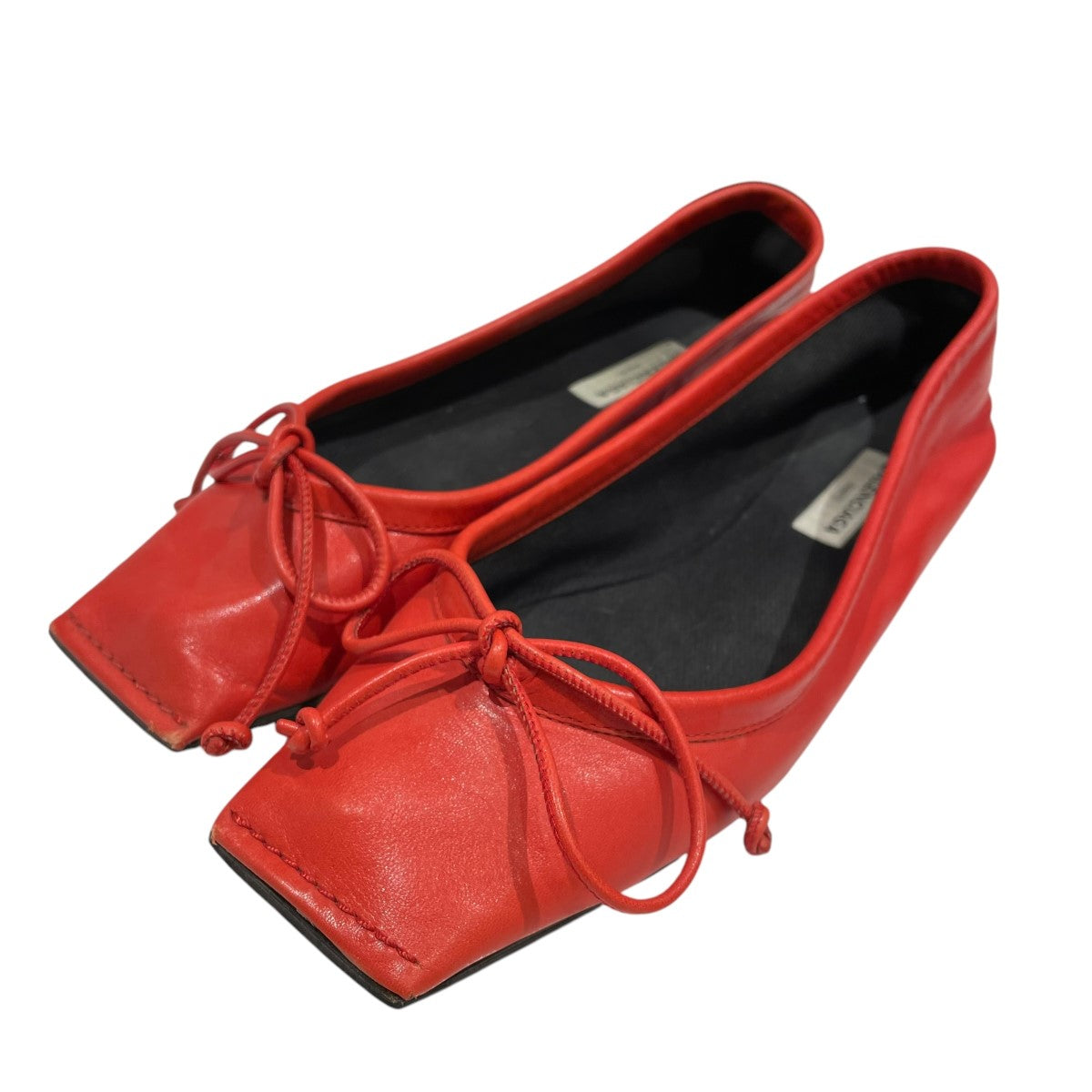 BALENCIAGA(バレンシアガ) リボンパンプス レッド サイズ 36