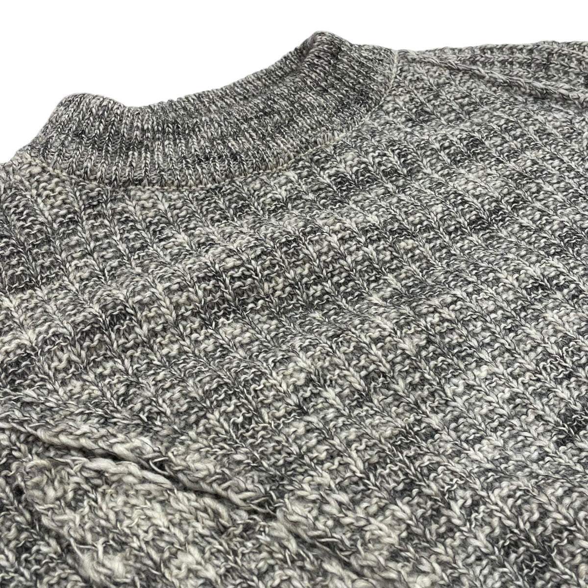 PHOTOCOPIEU(フォトコピュー) モヘヤ混パッチワークニット222ROA