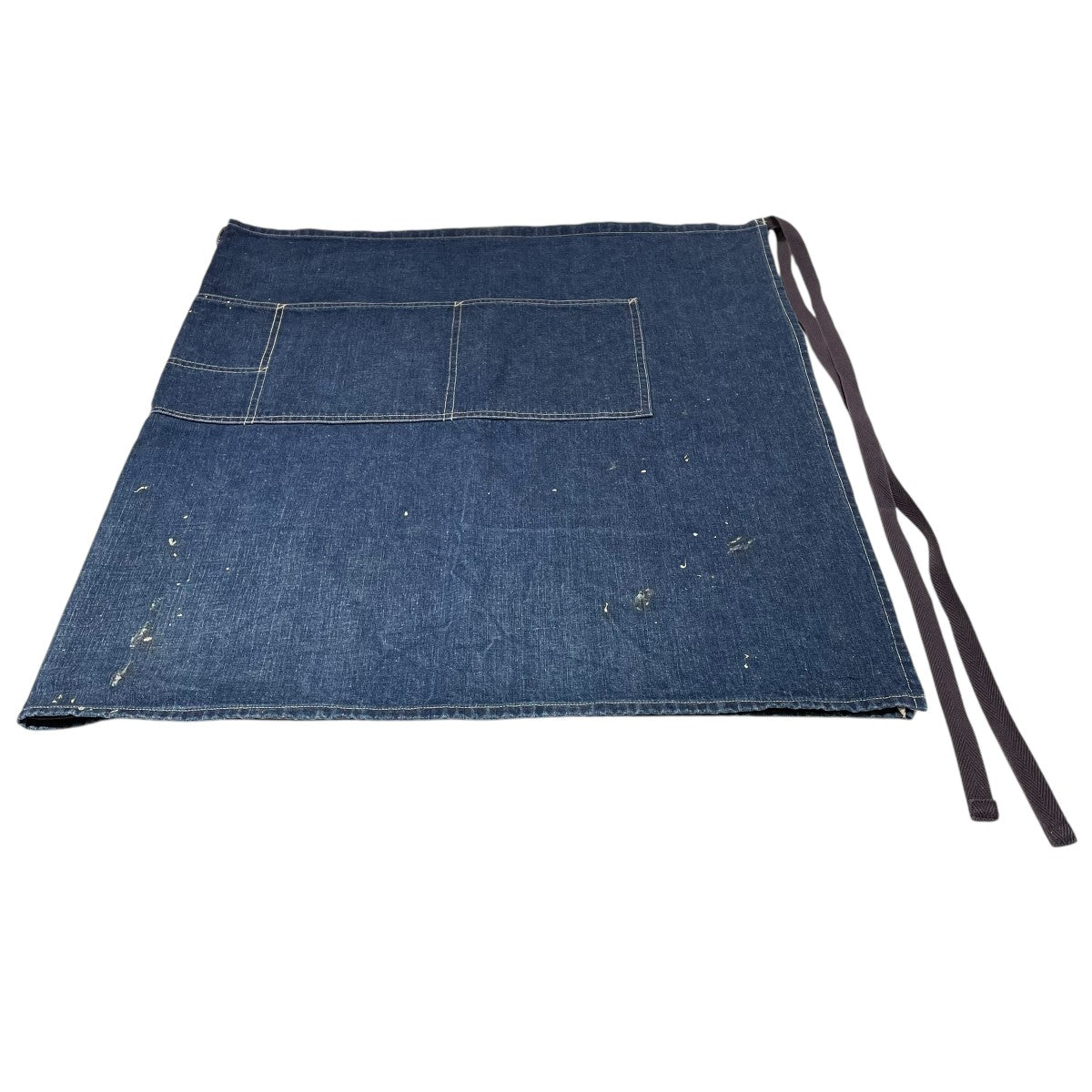 24AWPAINT DENIM WORK APRONエプロン