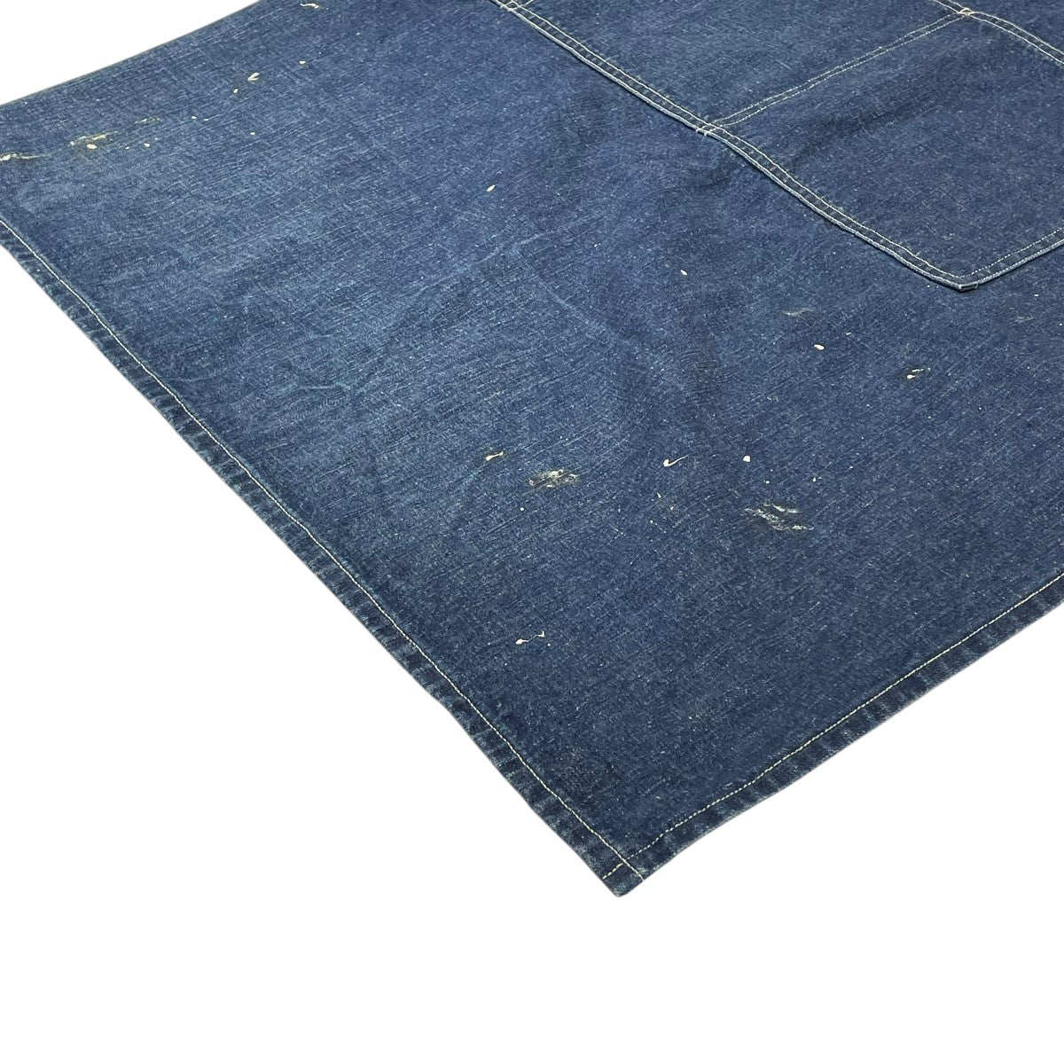 24AWPAINT DENIM WORK APRONエプロン