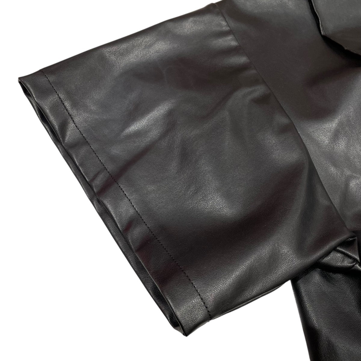 ECO LEATHER TOPレザーシャツ077R23S031B