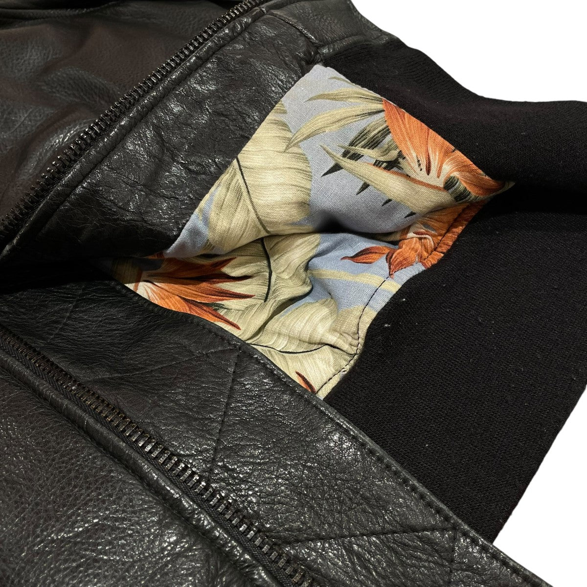 Schott(ショット) ×Ron Herman TYPE MA-1 レザーフライトジャケット 