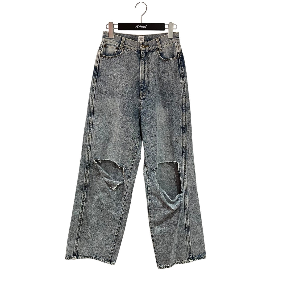 KNEE CUTTING DENIM PANTSデニムパンツ0583TM0287P