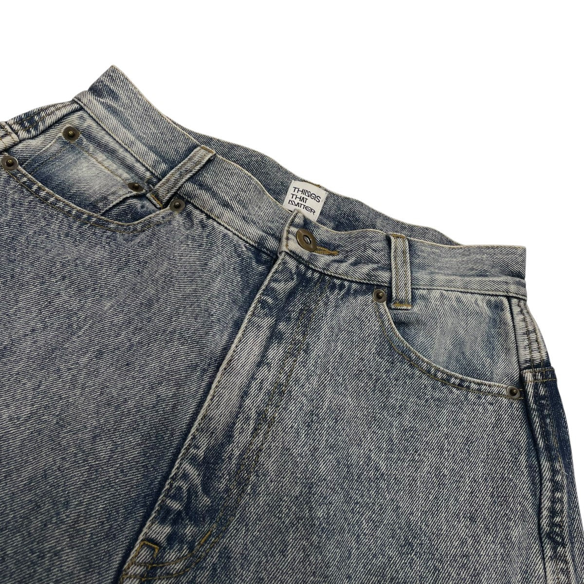 KNEE CUTTING DENIM PANTSデニムパンツ0583TM0287P