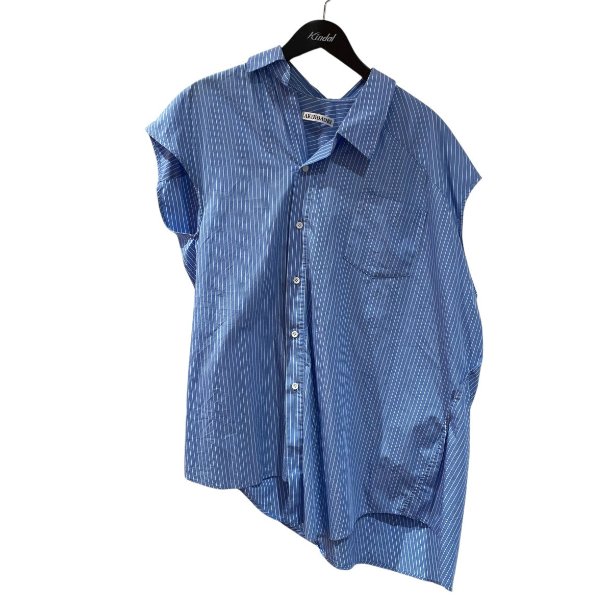 AKIKOAOKI 24SSコットン3WayシェイプシャツシャツブラウスAA24SS-T02-02 古着・中古-1枚目のアイテム画像