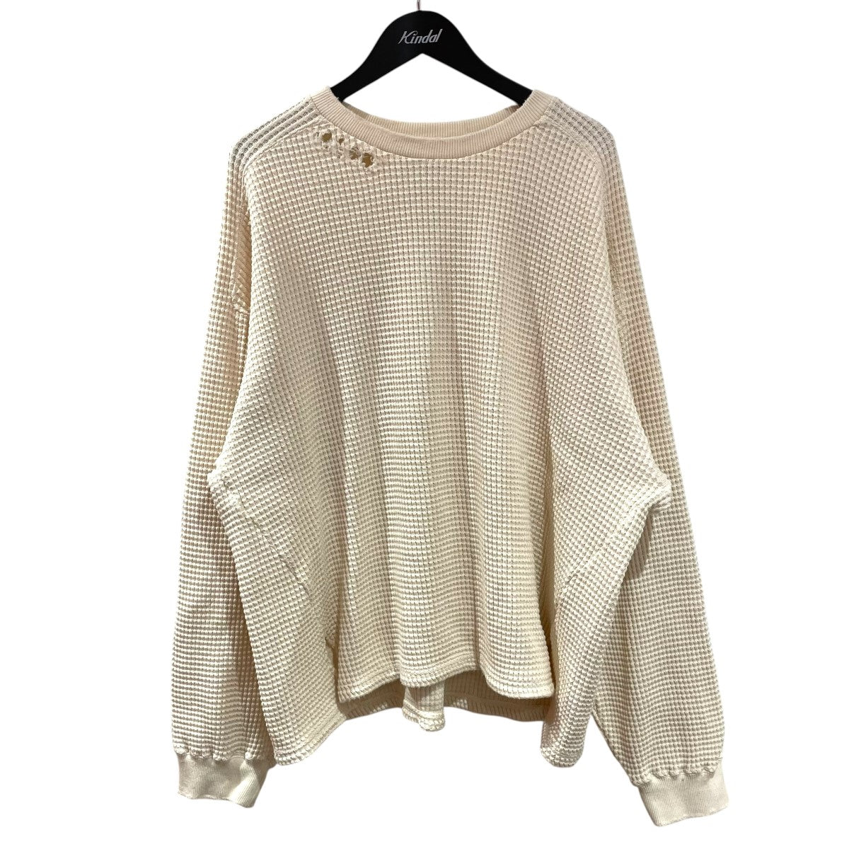 ANCELLM（アンセルム） Embroidery Dyed LS T-Shirt（エンブロイ