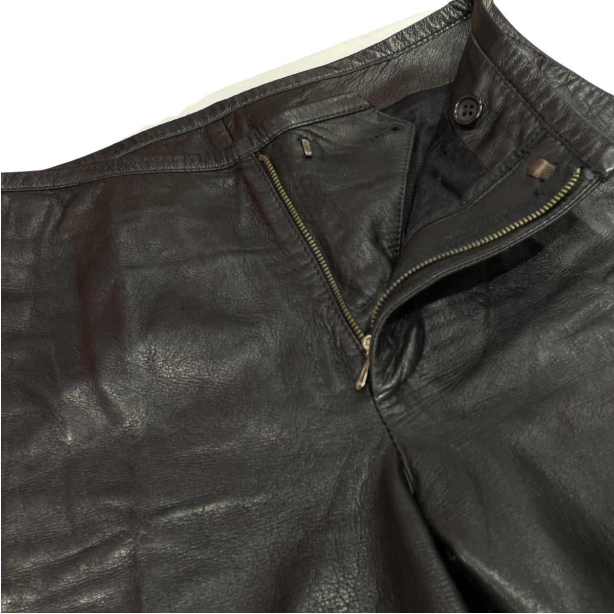 DIRK BIKKEMBERGS ダークビッケンバーグ　レザーパンツ DIRK BIKKEMBERGS(ダーク ビッケンバーグ) レザーパンツ ブラック