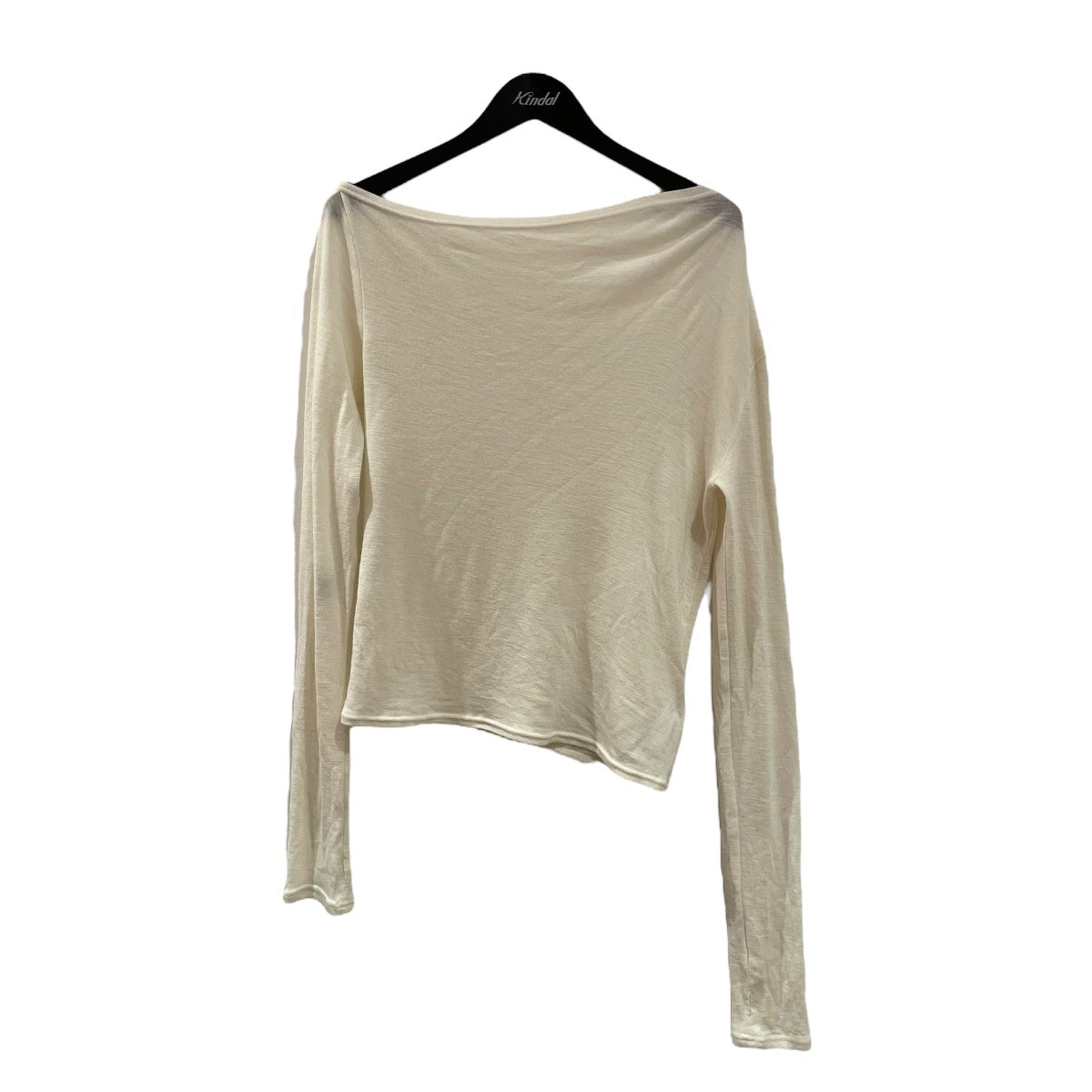 【値下げ】AMERI 23AW WOOL ONE SHOULDER CUT TOP 0124203930620 アイボリー サイズ：FREE (EC) AMERI(アメリ) 23AWWOOL ONE SHOULDER CUT TOP0124203930620