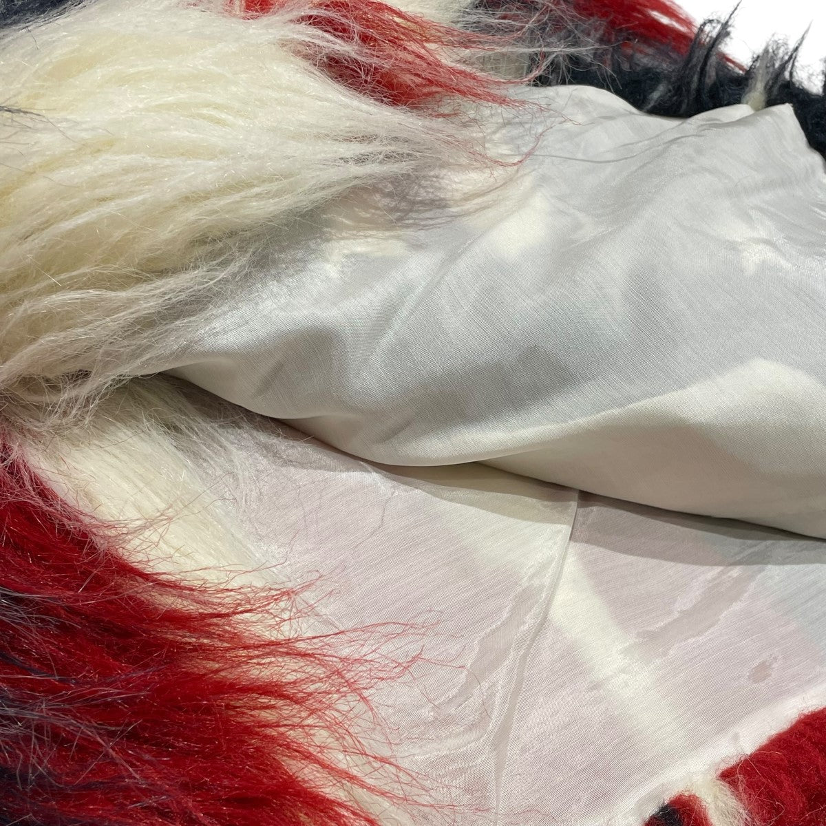 MASU(エムエーエスユー) 23AWMARBLE FLAG FUR VESTジレMFFW-VT0223