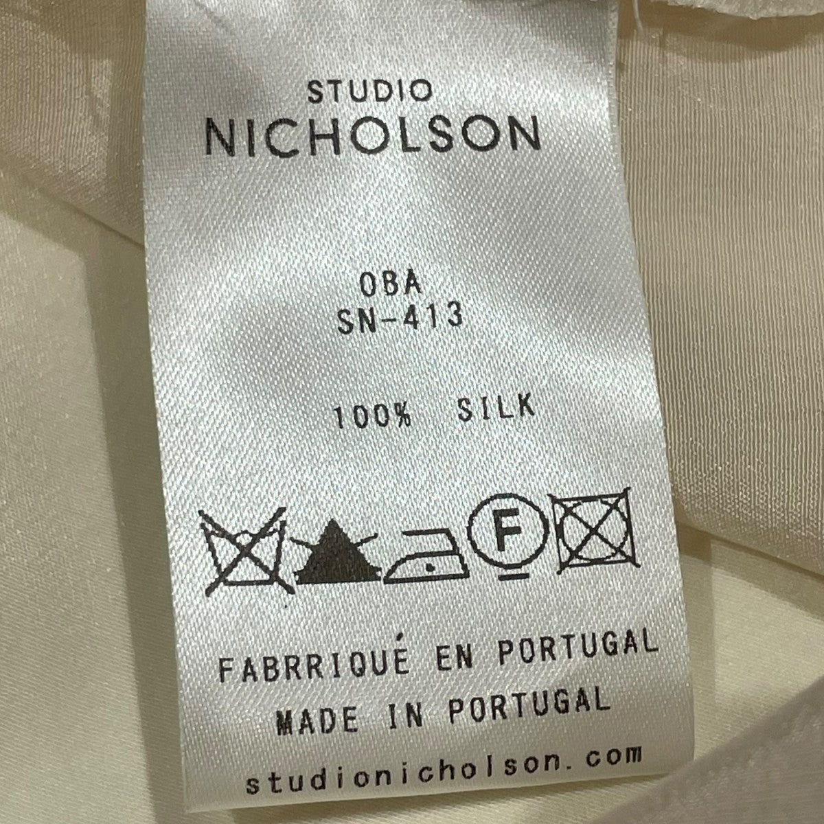 STUDIO NICHOLSON 半袖シャツSN 413 古着・中古-6枚目のアイテム画像
