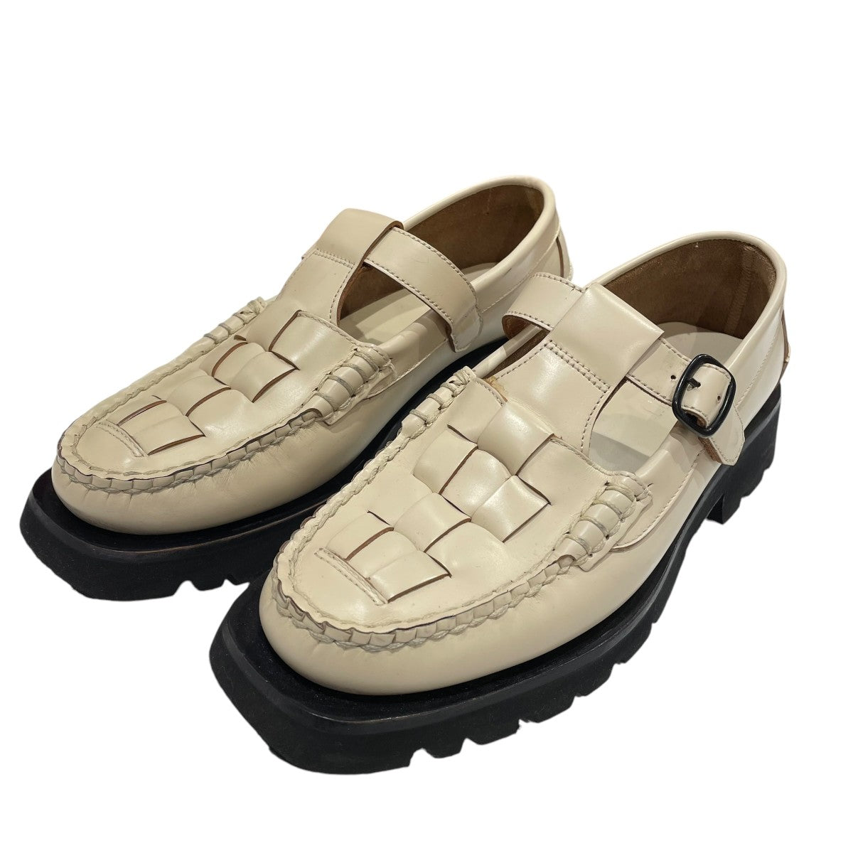 HEREU(ヘリュー) SOLLER SPORT Tread Sole T-Bar Loafer