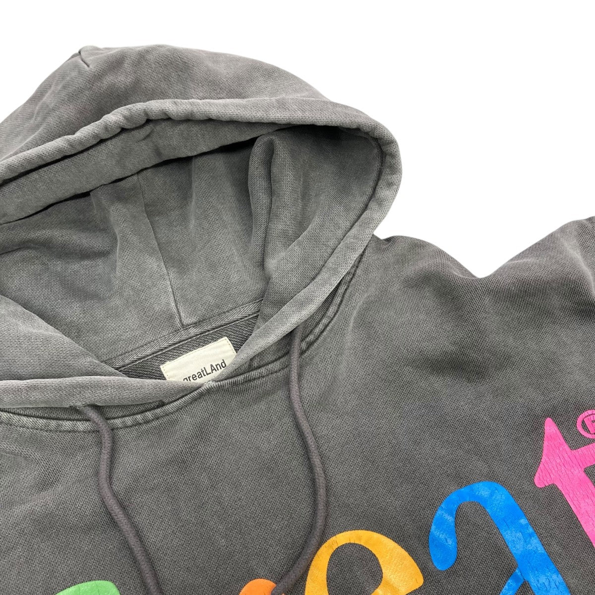 greatland オリジナル　フルジップパーカー　グレートランド　フェード greatLAnd GREAT GUARD HOODIE SUN FADE