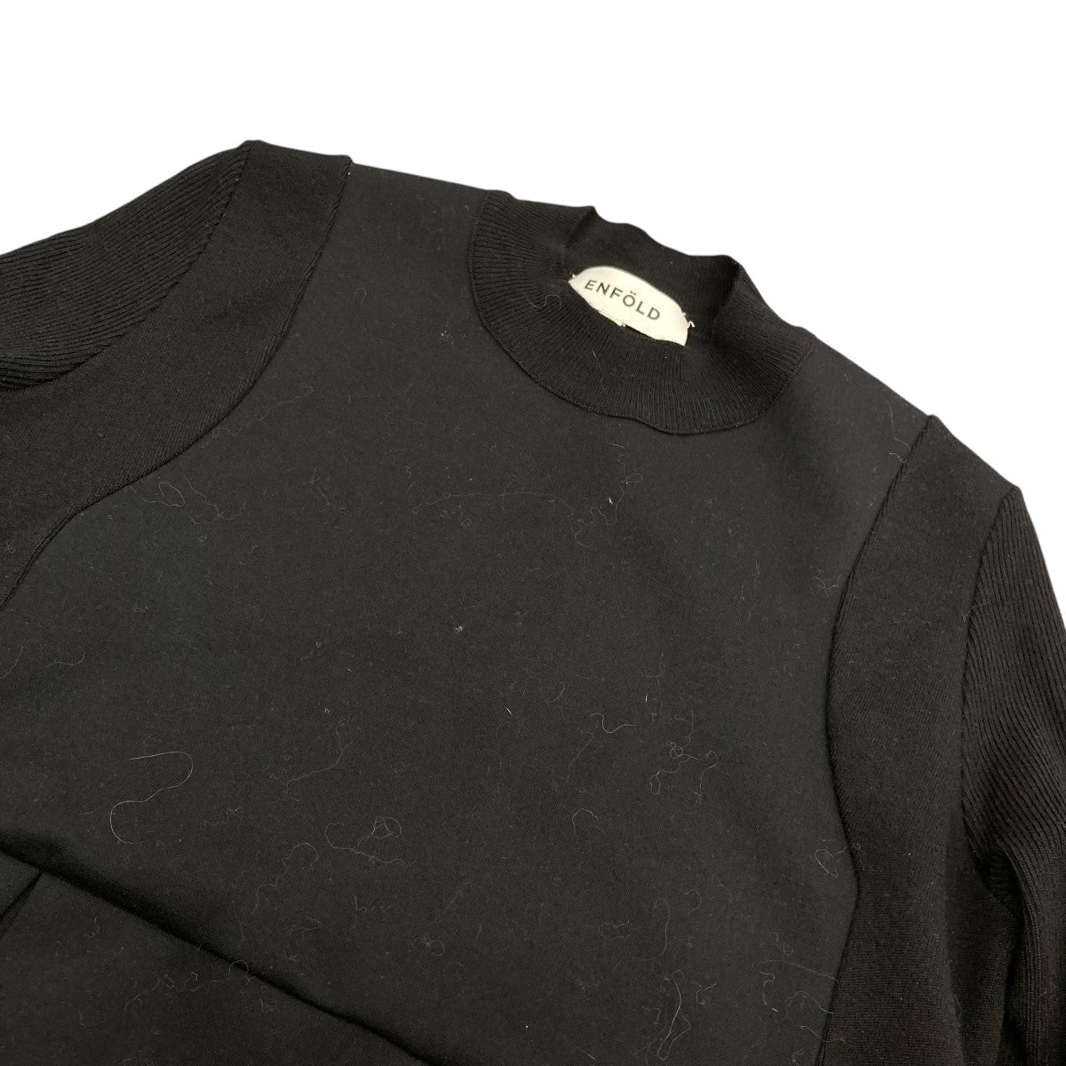 ⭐︎新品エンフォルド⭐︎今季完売MANY-NECK-PARTS MANY-NECK PARTS｜38｜BLK｜KNIT WEAR｜|ENFÖLD OFFICIAL ONLINE STORE
