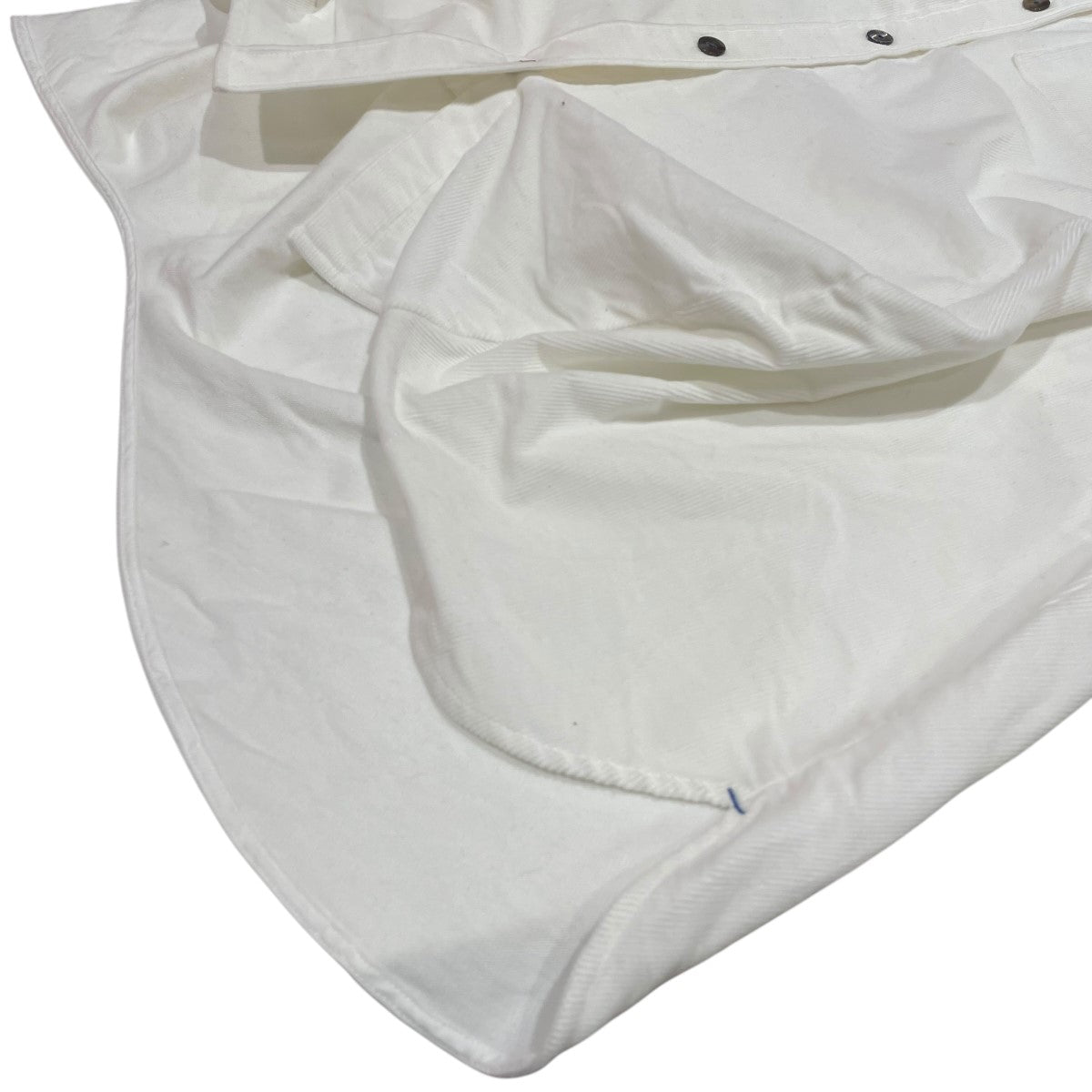 ナゴンスタンス 24AW egg drape shirt ホワイト　コーデュロイ någontstans 24AW egg drape shirt ホワイト