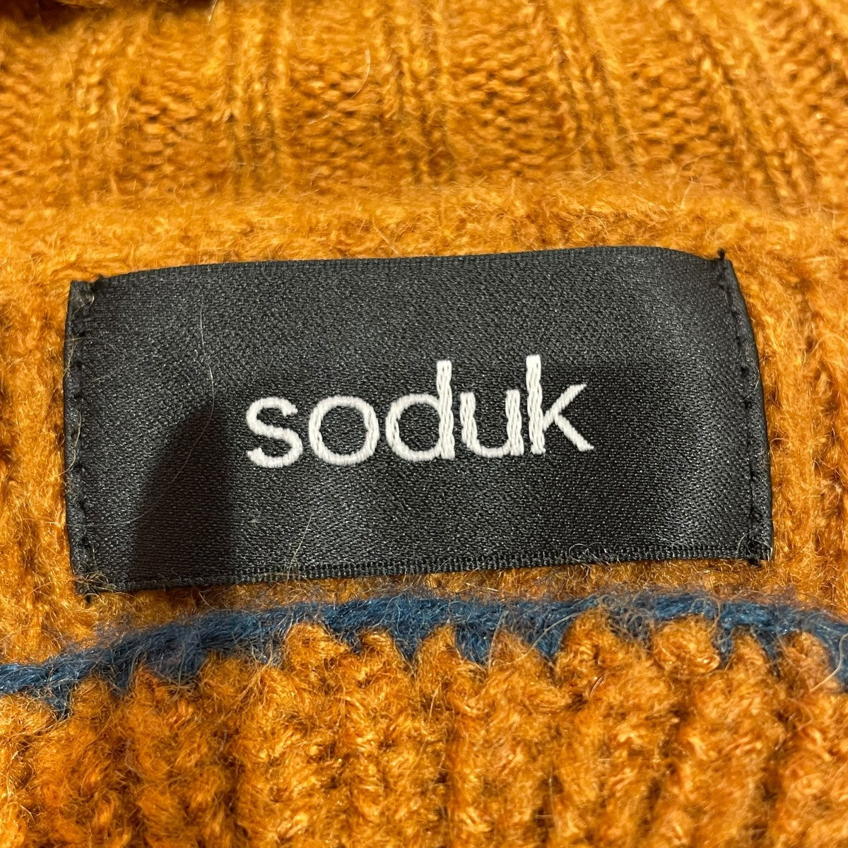 スドーク soduk ニット 0419030505 ブラウン サイズ：free soduk(スドーク) ニット0419030505 0419030505 ブラウン サイズ
