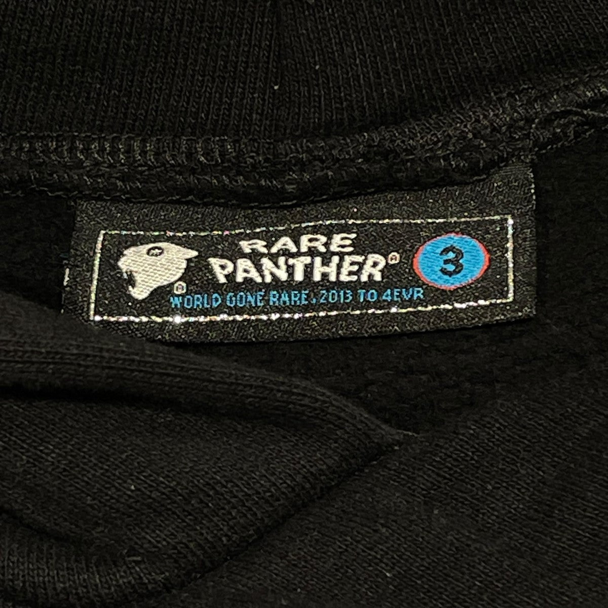 RARE PANTHER×Wasted Youth プルオーバーパーカー ブラック RARE PANTHER×Wasted Youth プルオーバーパーカー ブラック