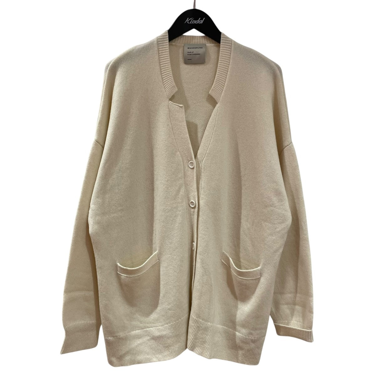 Pure Cashmere100％ over sized cardiganカーディガンWRKNI-005