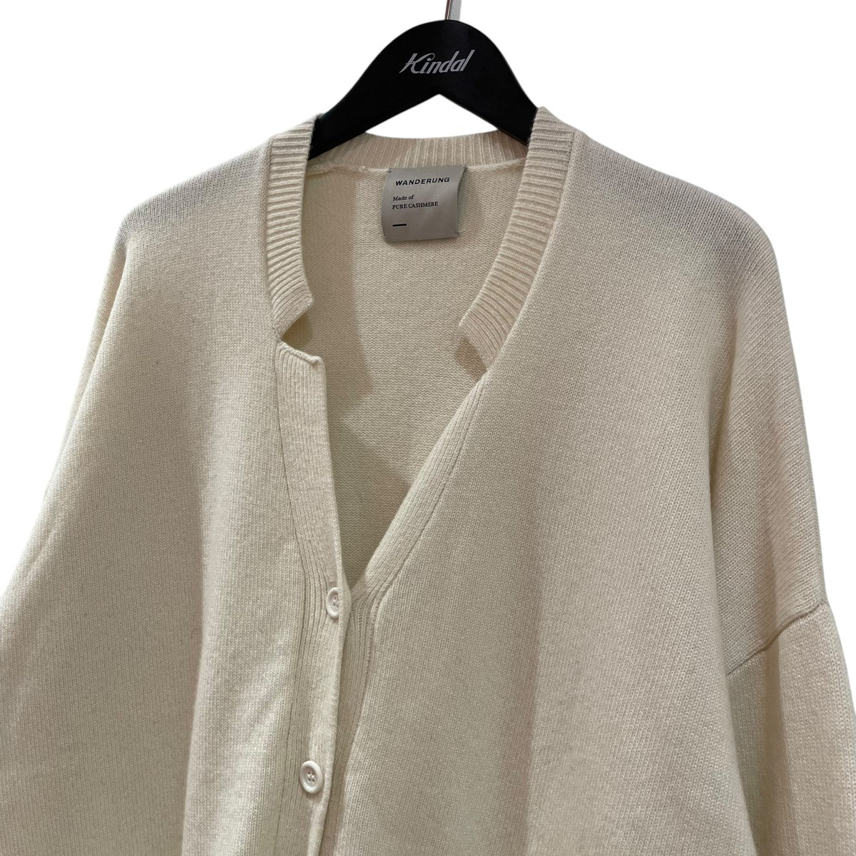 Pure Cashmere100％ over sized cardiganカーディガンWRKNI-005