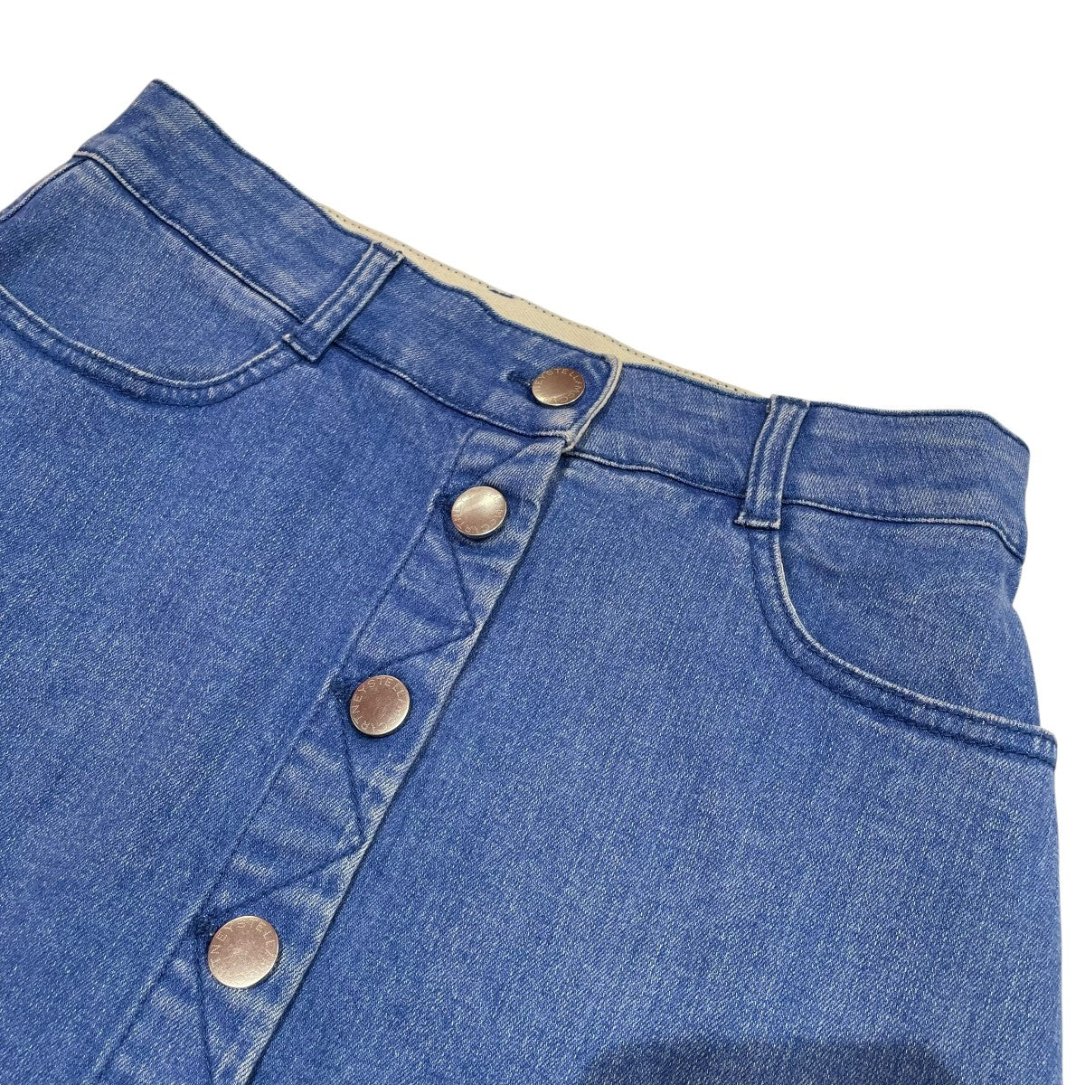 【美品】Stella McCartney ステラマッカートニー デニムスカート STELLA McCARTNEY(ステラマッカートニー) デニムスカート ブルー