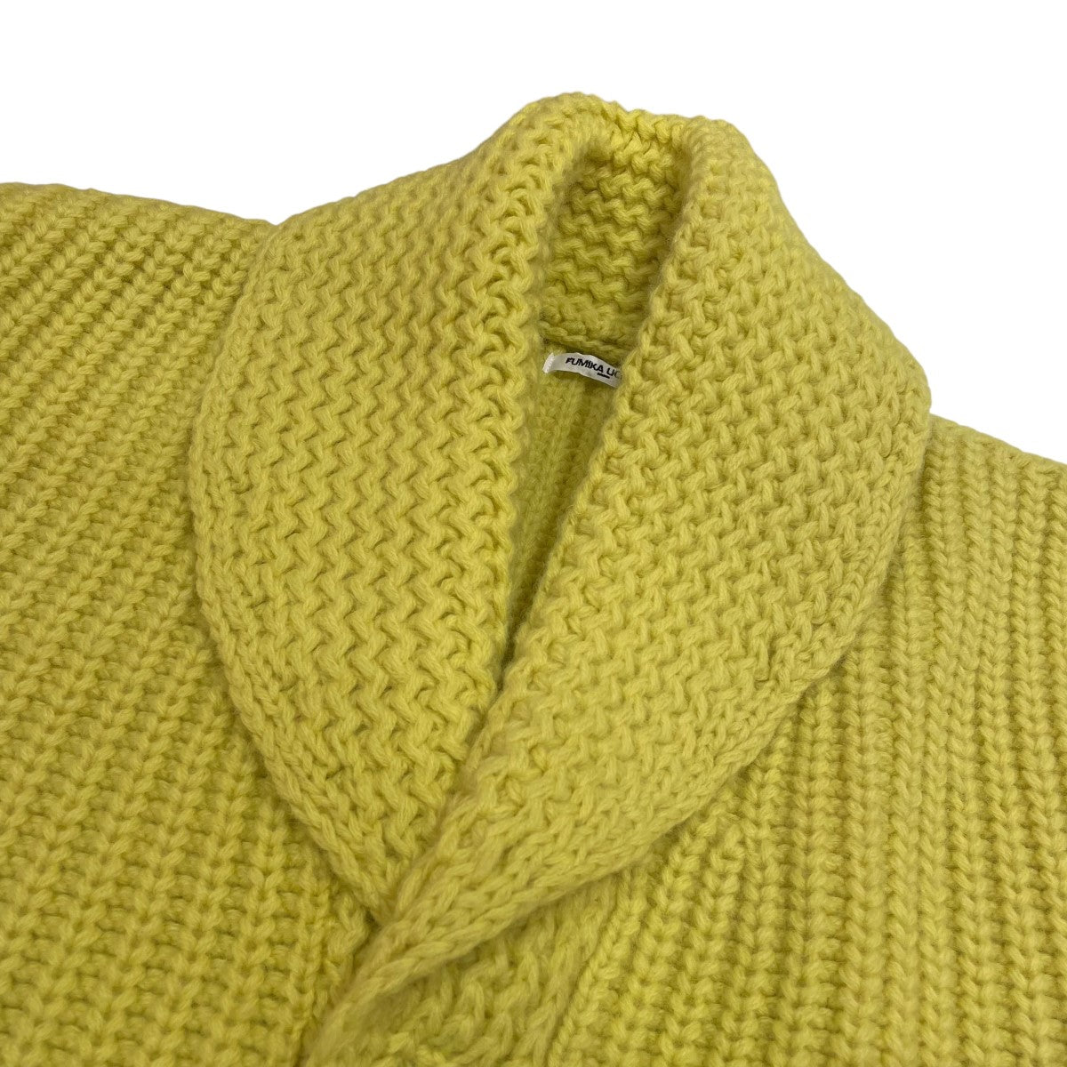 3G SHETLAND SHAWL-COLLAR CARDIGANウールカーディガンFU-O-KT010