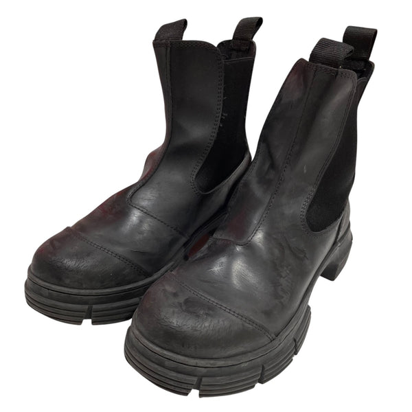 Ganni(ガニー) サイドゴアブーツ ブラック サイズ 38｜【公式