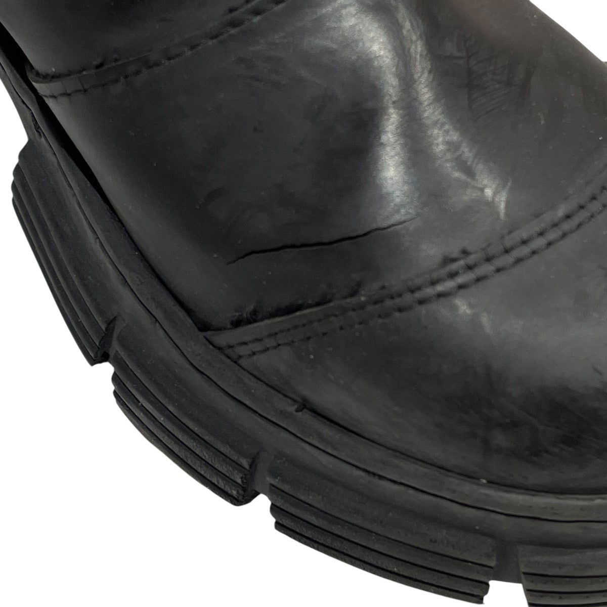 Ganni(ガニー) サイドゴアブーツ ブラック サイズ 38｜【公式