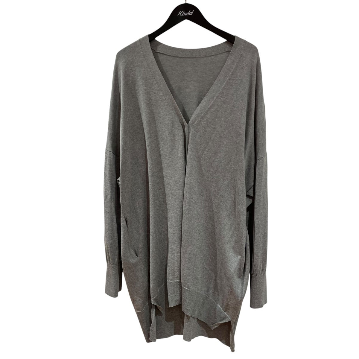 SUVINガスコットンテンジクVネックカーディガン◆ブラック◆ JOURNAL STANDARD LUXE(ジャーナルスタンダードラックス) SUVIN