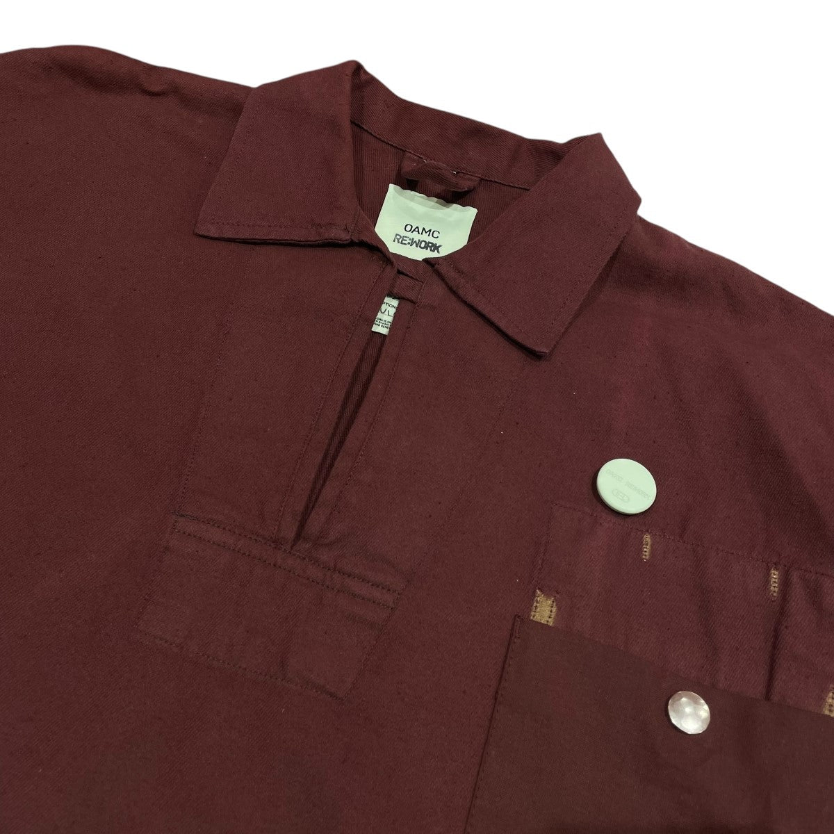 RE：WORK SKIPPER PULLOVER SHIRTプルオーバーシャツOAXU600588