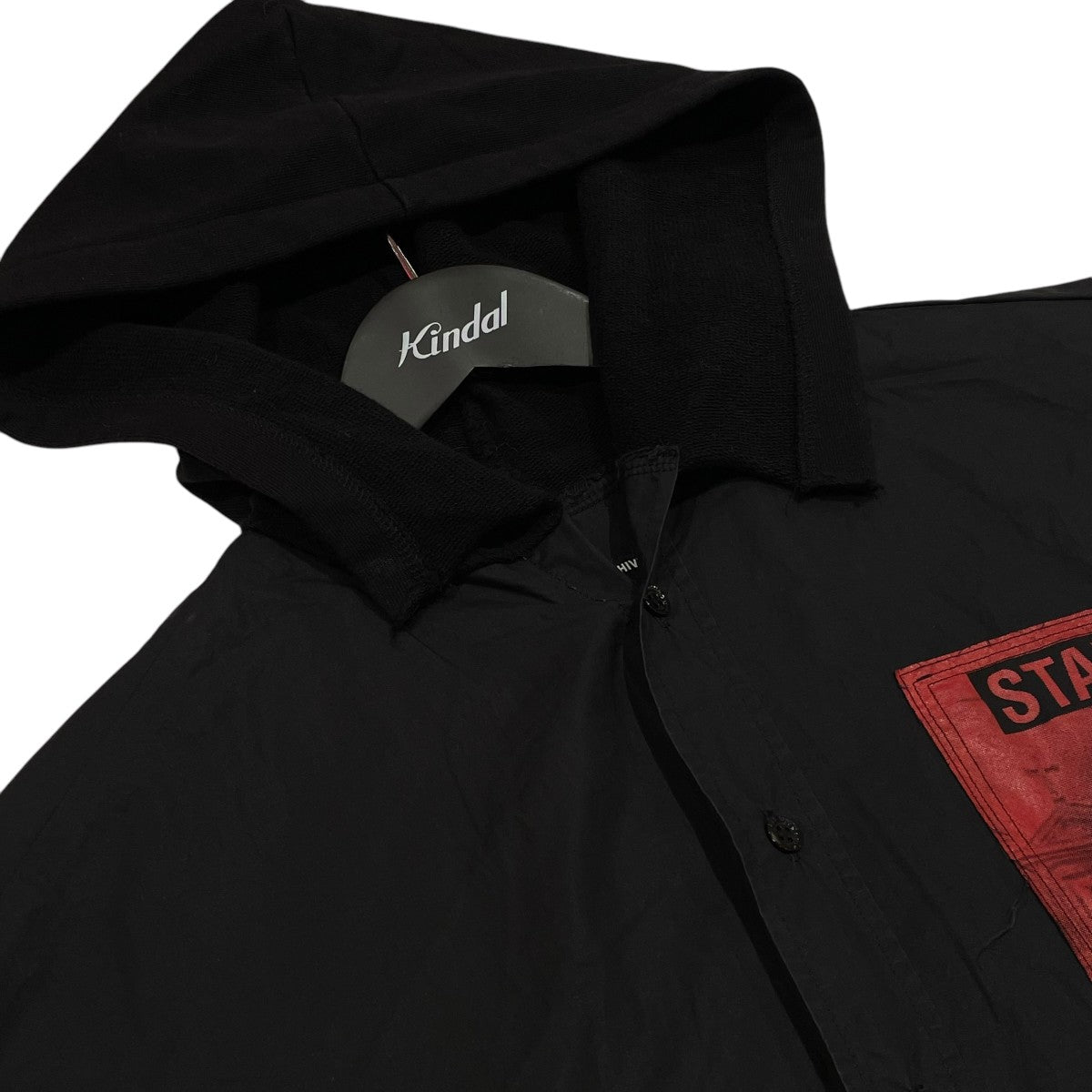 RAF SIMONS 21SSARCHIVE REDUX テロ期復刻ノースリーブフーディシャツA01-200 古着・中古-3枚目のアイテム画像