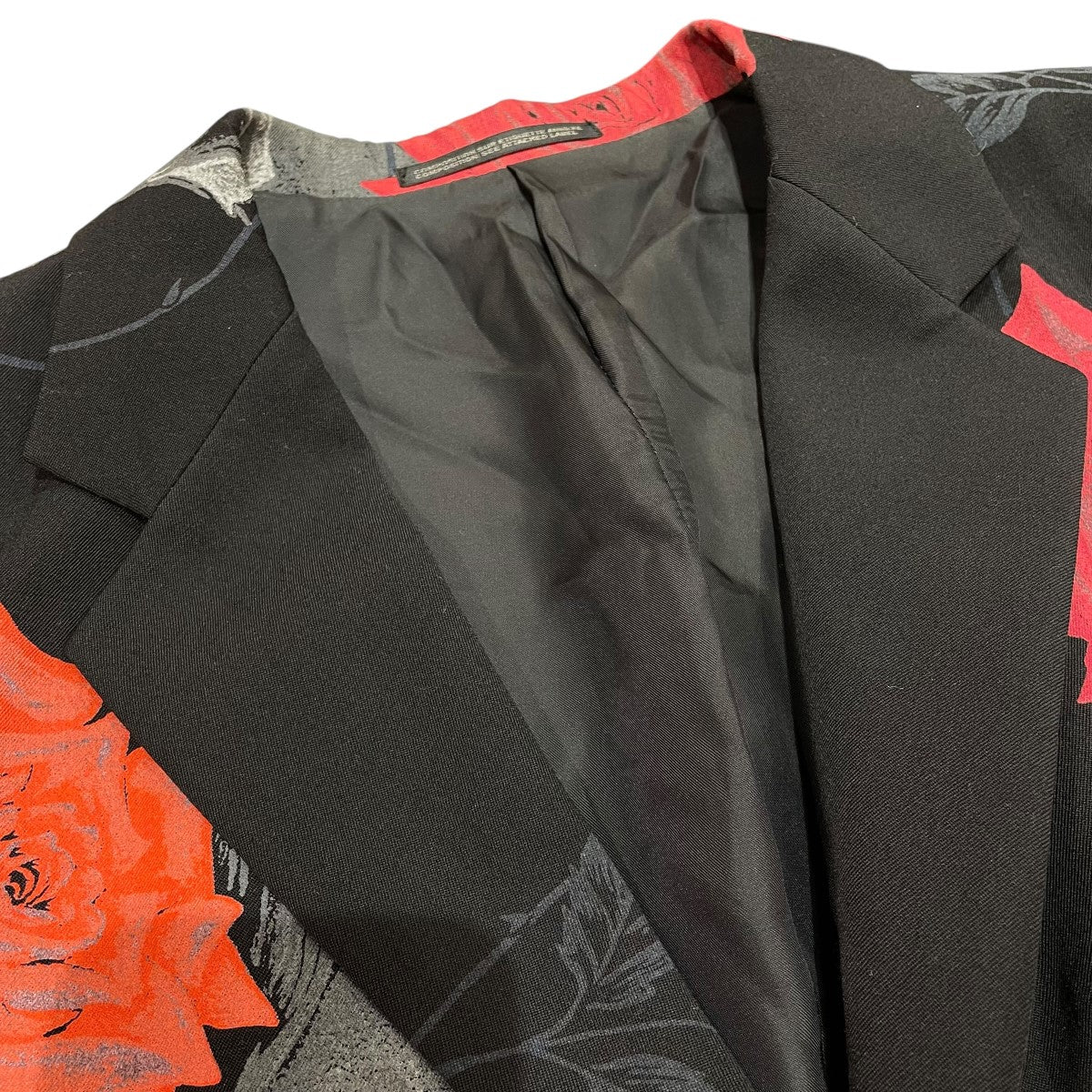 18SSスカルローズテーラードジャケットHW-J69-106