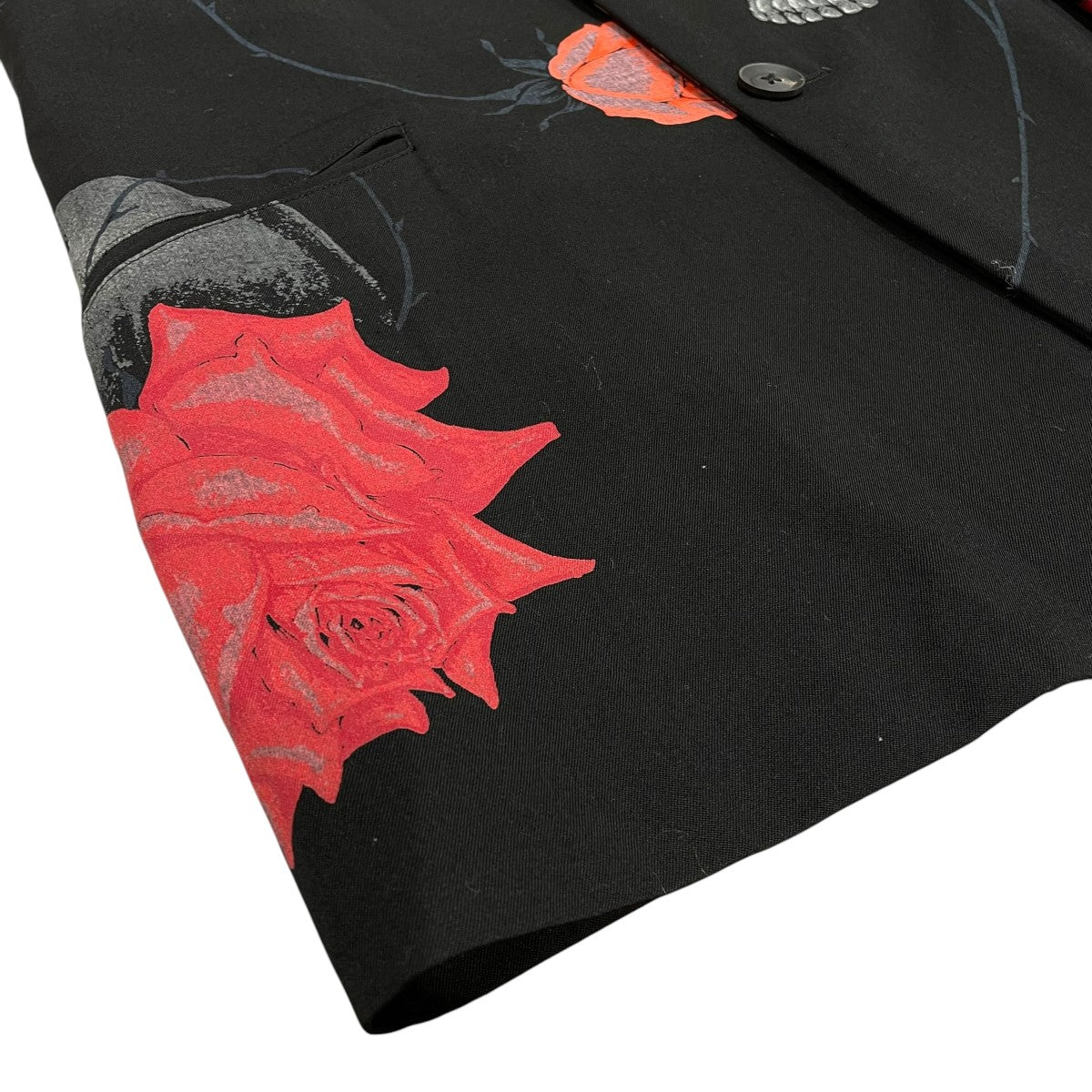 18SSスカルローズテーラードジャケットHW-J69-106