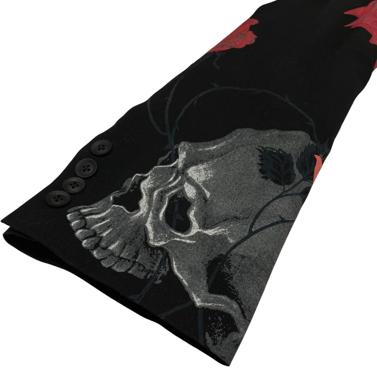 18SSスカルローズテーラードジャケットHW-J69-106