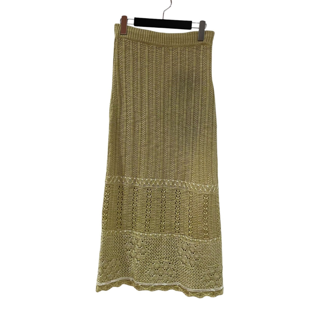 Floral Watermark Knitted SkirtニットスカートMM21SS-KN052