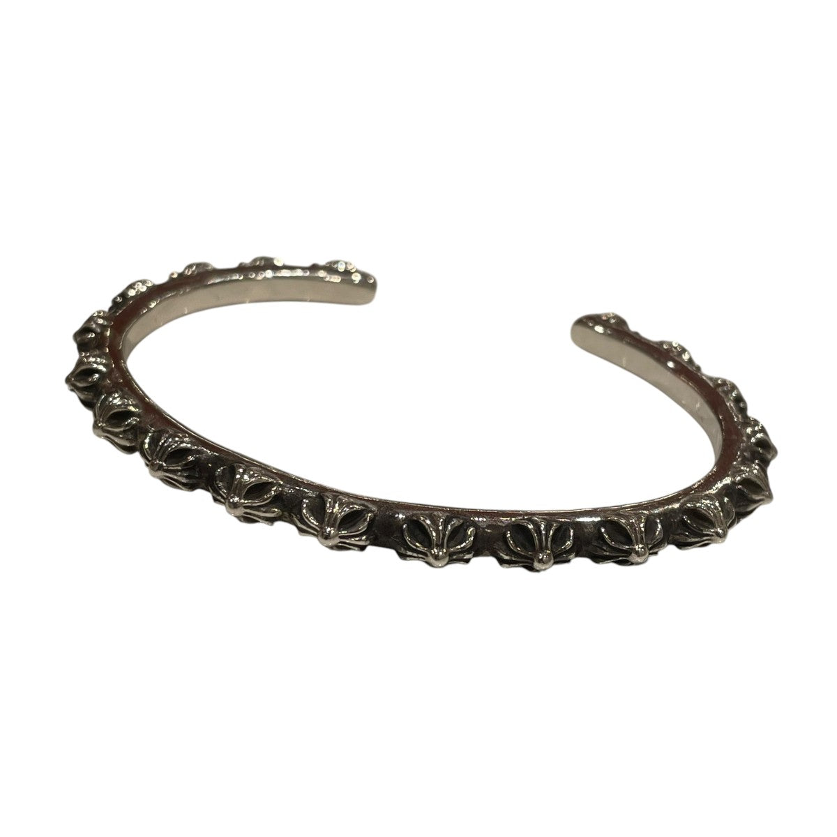 CHROME HEARTS(クロムハーツ) BANGLE CROSSバングル シルバー