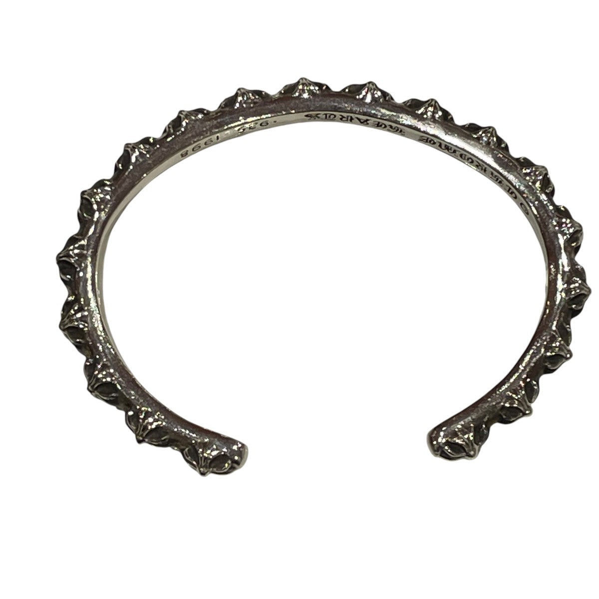 Zooo　クロムハーツ　バングル CHROME HEARTS(クロムハーツ) BANGLE CROSSバングル シルバー