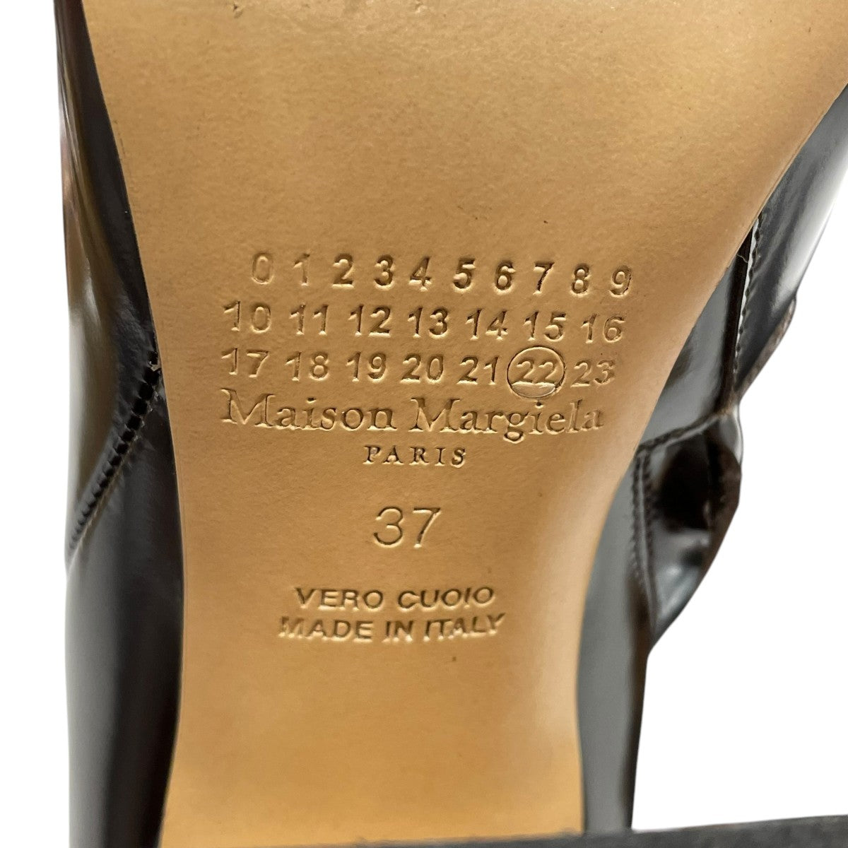 Maison Margiela(メゾンマルジェラ) スクエアトゥ ヒールブーツ