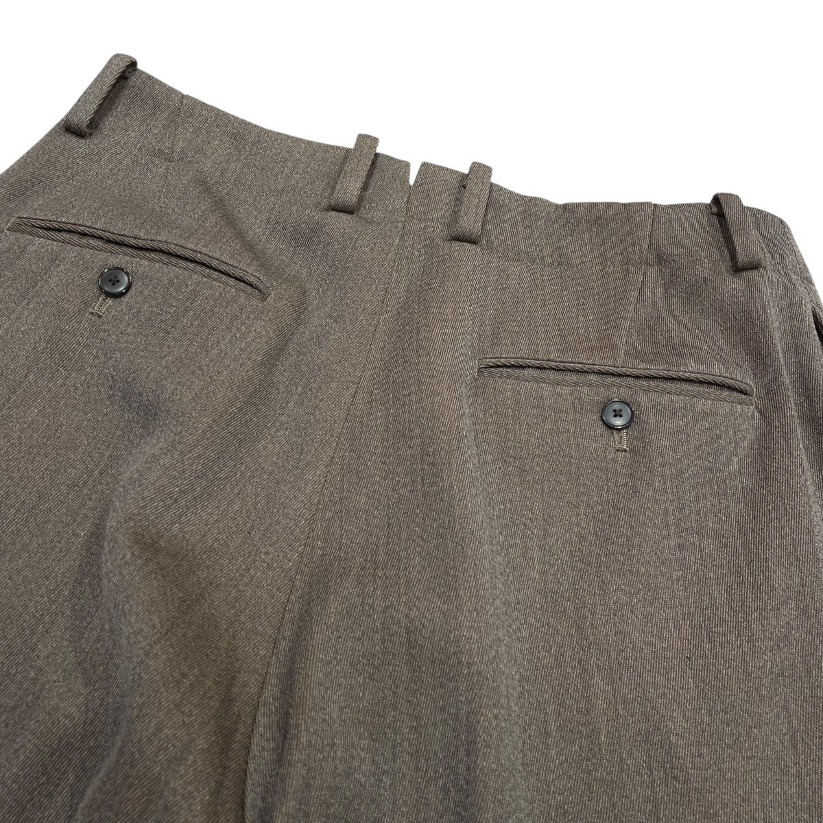 YLÈVE イレーヴ 24AW WOOL GABA TROUSERS スラックス YLÈVE イレーヴ 24AW WOOL GABA TROUSERS スラックス - メルカリ