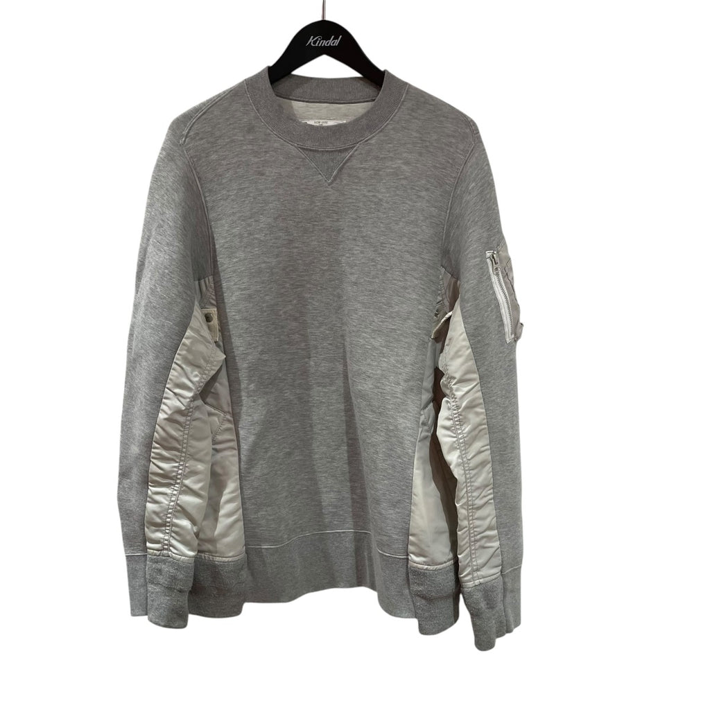 sacai(サカイ) 19AWSponge Sweat×MA-1 PulloverスウェットSCM-032 SCM  