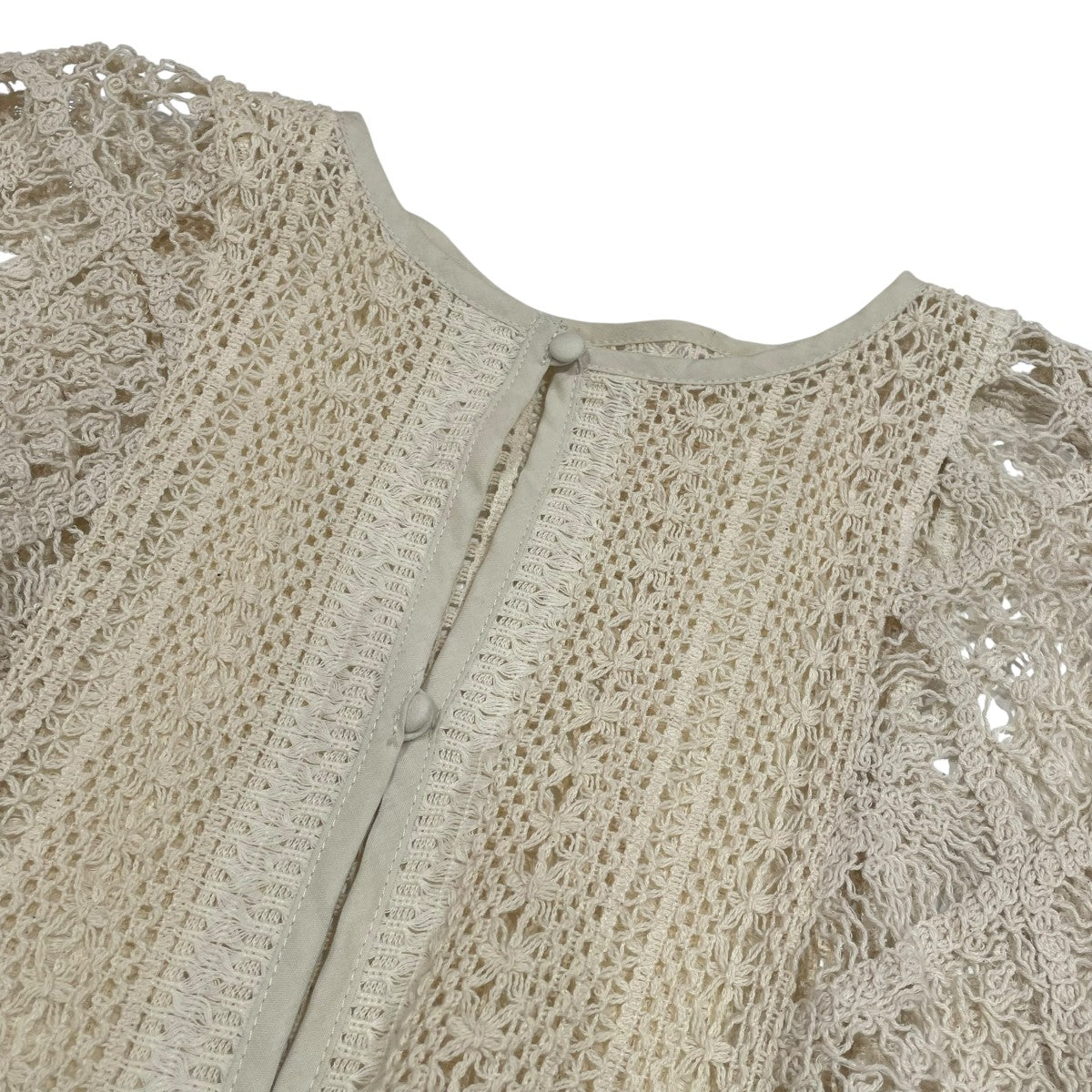 ワンピース COTTON LACE PATCHWORK DOCKING ONE PIECE cotton-lace-patchwork-docking-