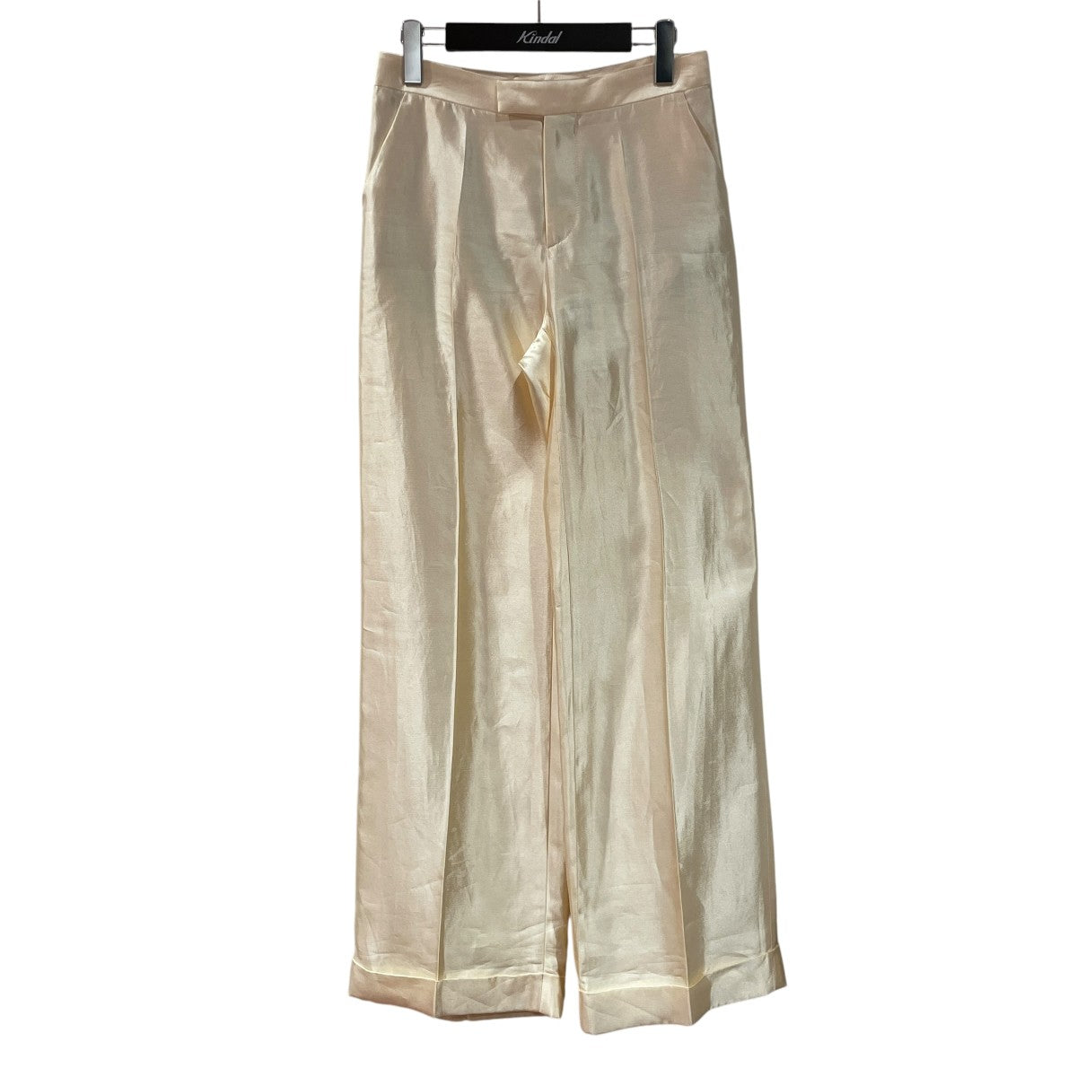 22AWシルクレーヨンワイドスラックススラックスS51KA0566