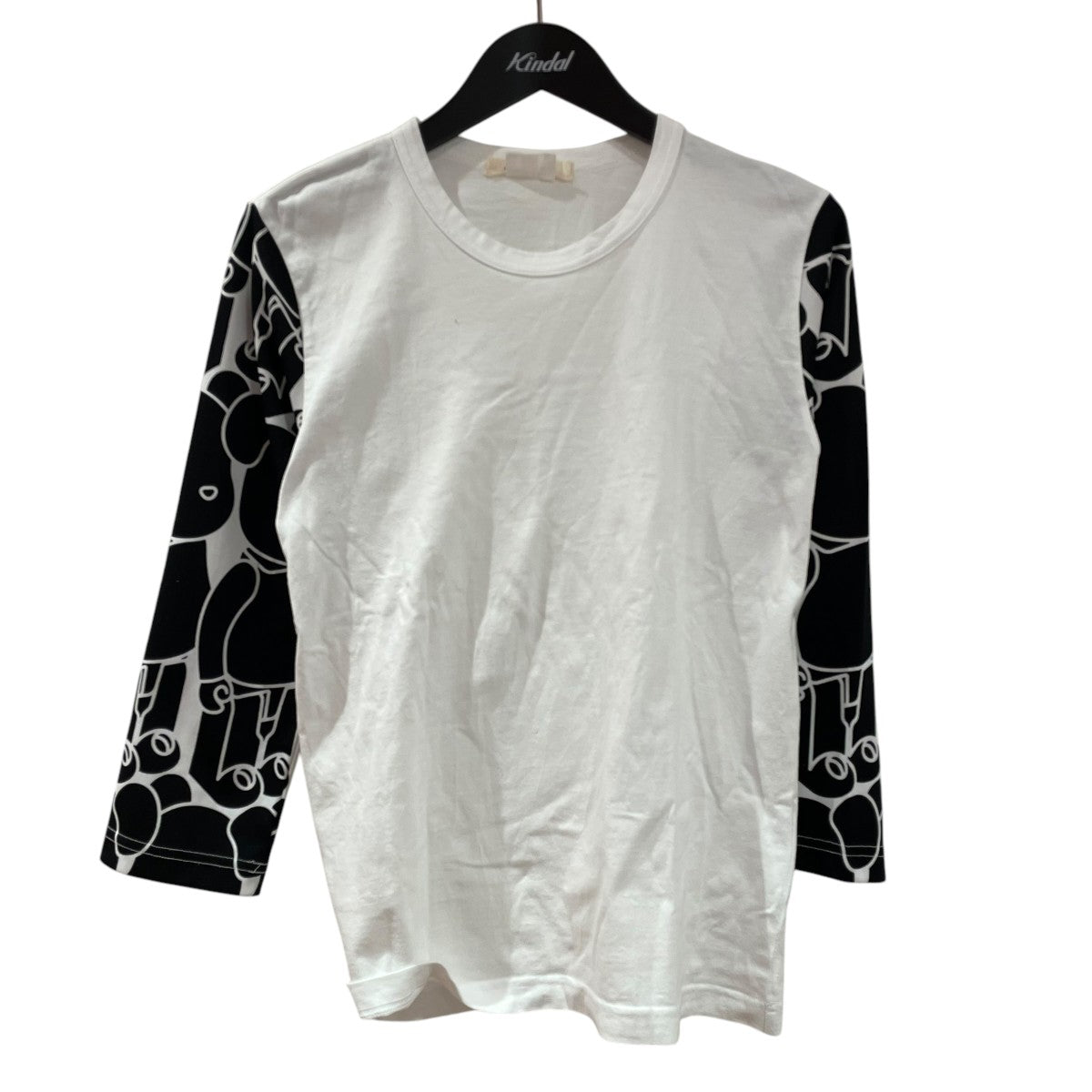 【値下げ】COMME des GARCONS 21SS MEDICOM TOY ロングスリーブカットソー GG T024 ホワイト サイズ：M (名古屋パルコ店) COMME des GARCONS(コムデギャルソン) 21SSMEDICOM TOYロング