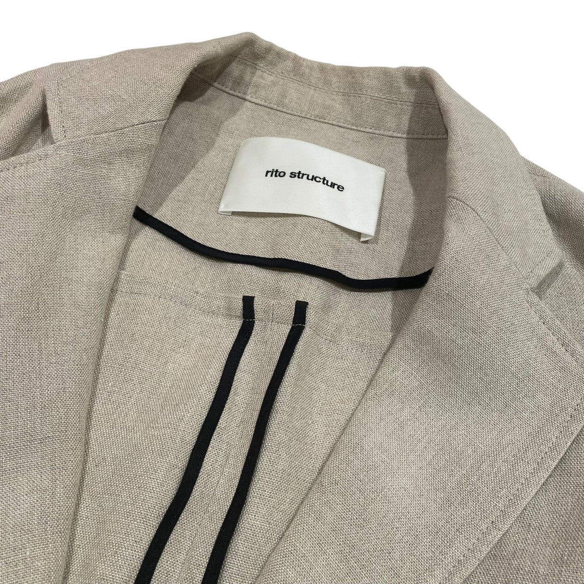 rito structure(リトストラクチャー) リネンオーバーサイズジャケット
