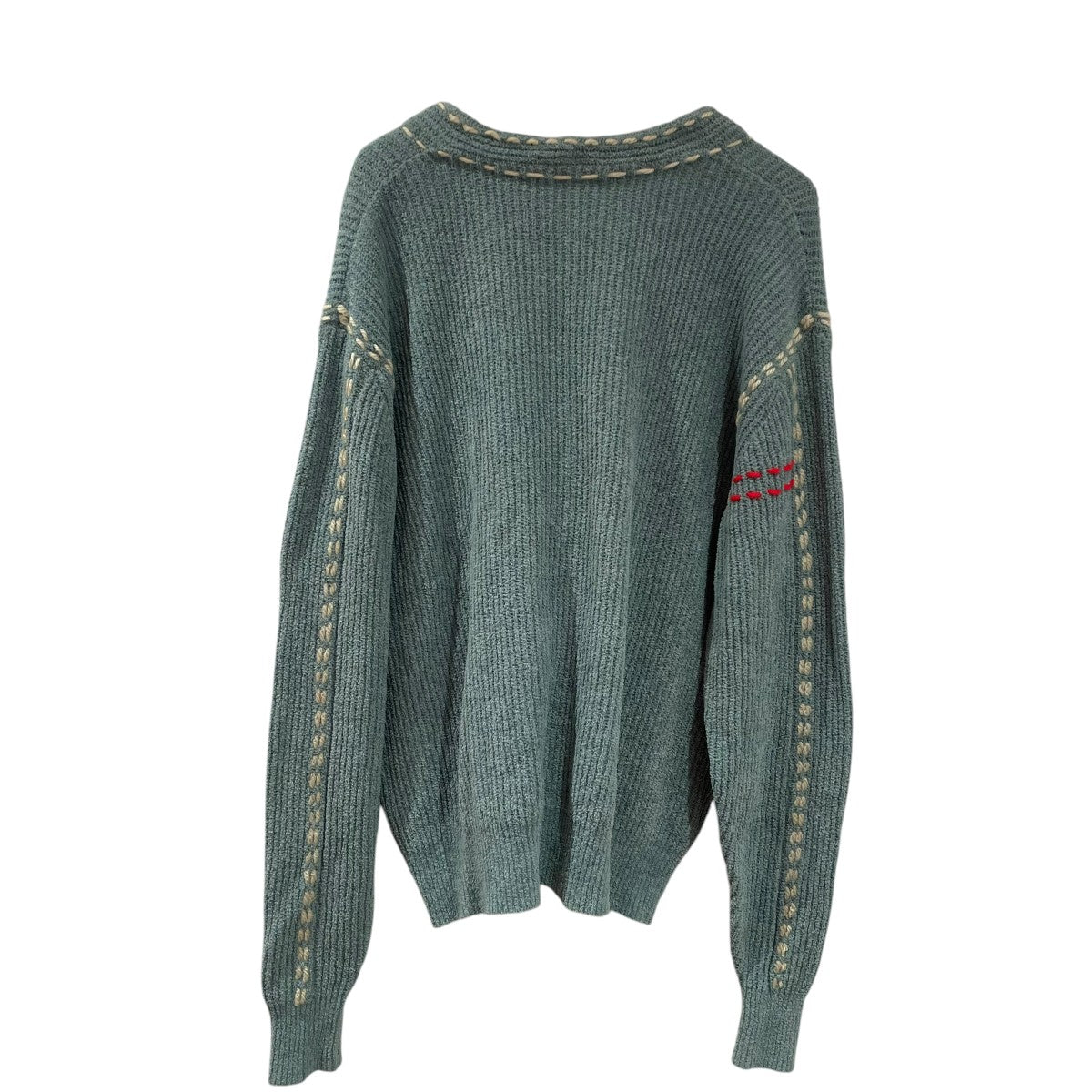PHINGERIN◆カーディガン(厚手)/S/コットン/クリーム/pd-192-kn-021// PHINGERIN / PG1 KNIT -Black- (PD-192-KN-021) - 80 -HACHIMARU-