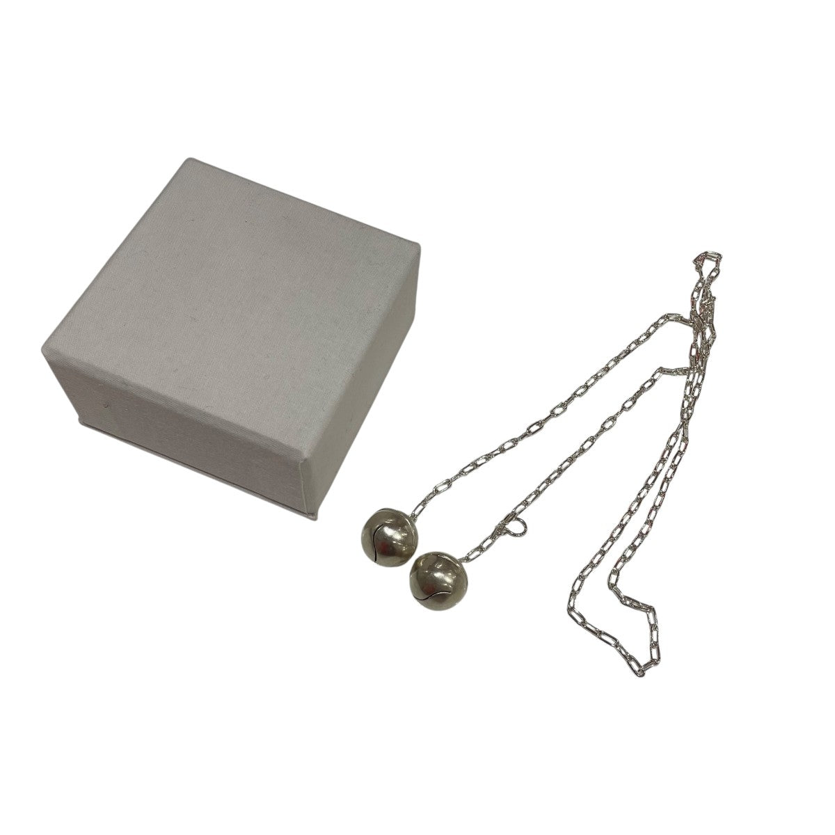 8UEDE(スウェード) DOUBLE RING NECKネックレス シルバー｜【公式