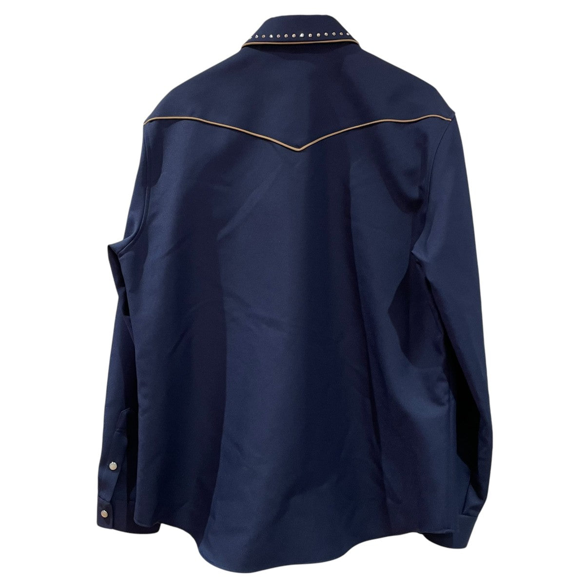 GUCCI(グッチ) ウエスタンシャツ751039 751039 ネイビー サイズ 41