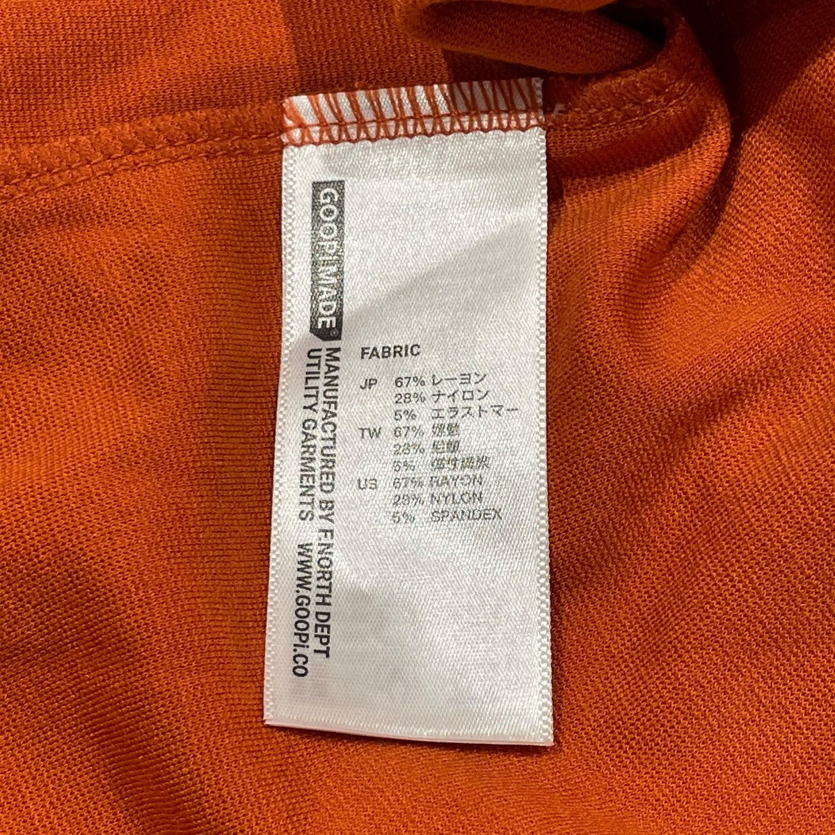GOOPiMADE “M model-01“ 3D-Form Pocket Tee半袖シャツ 古着・中古-7枚目のアイテム画像