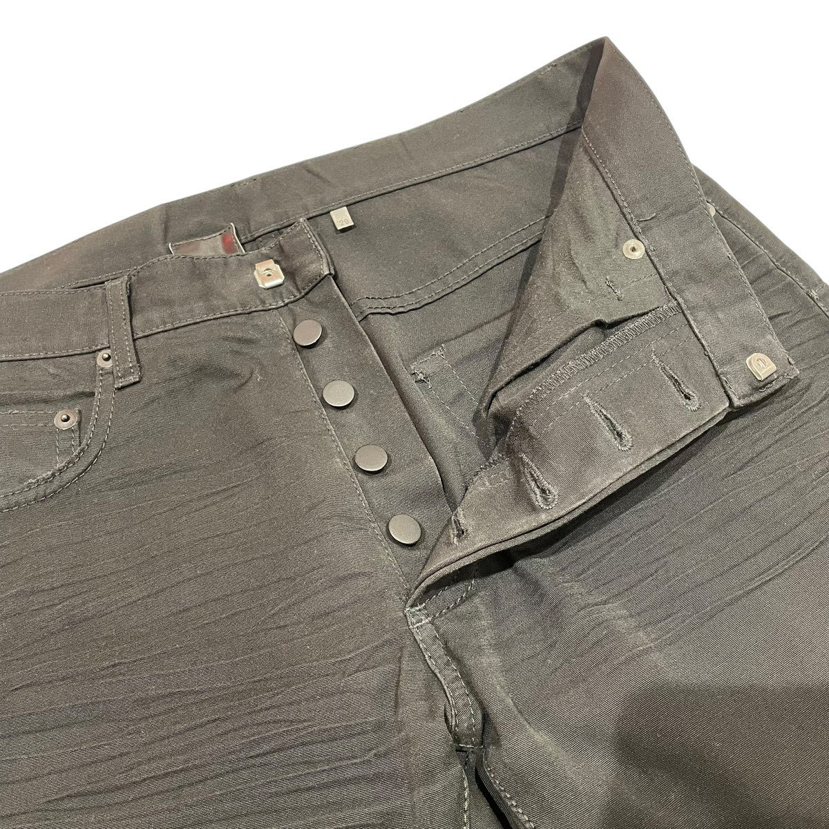 Dior homme 2004年 シワ加工 パンツ ディオールオム シワ加工 ストレートパンツ/4SH1016284/29